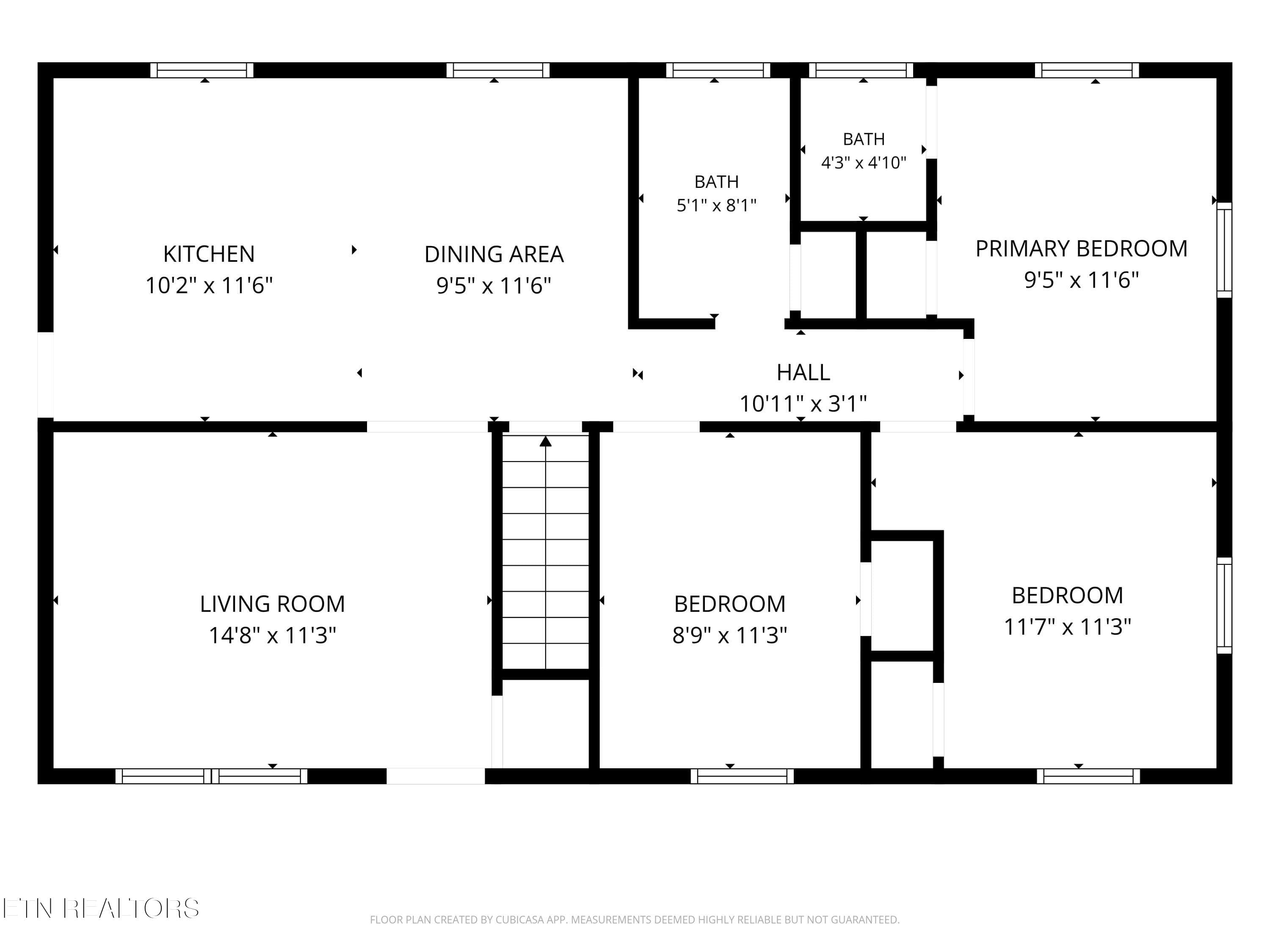 2D Floor plan for 4403 Mace Lane_1.jpg - 4403 Mace Lane, Knoxville, TN 37938, Knoxville