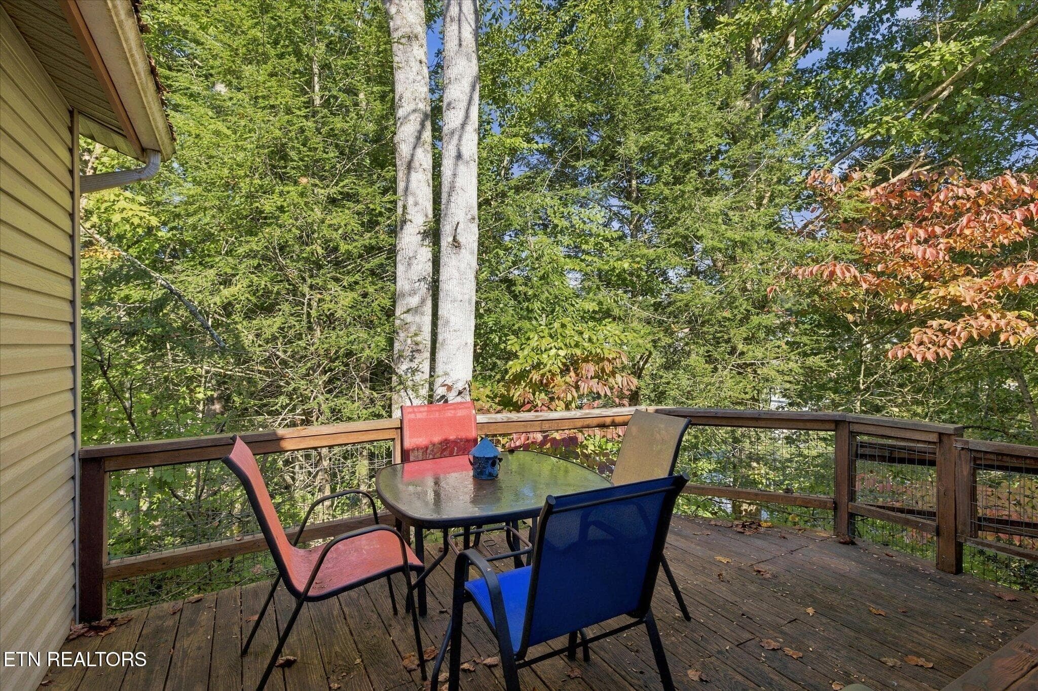 Deck for relaxing - 829 Peacock Ridge Drive, Townsend, TN 37882, Townsend
