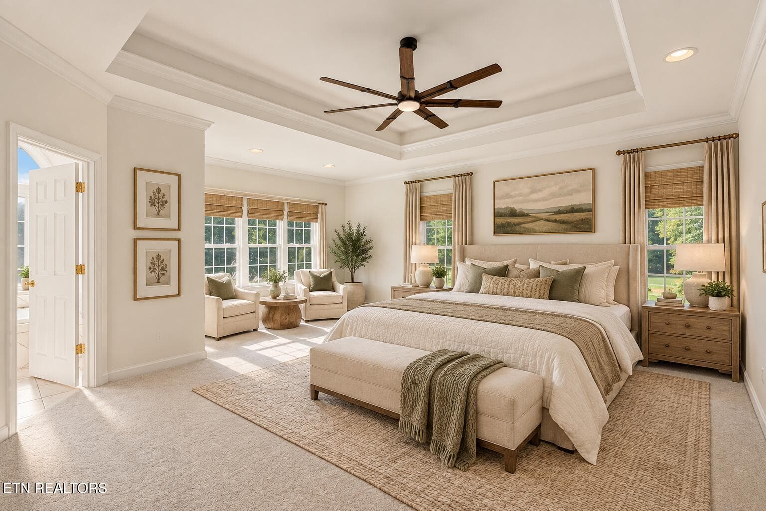 Luxurious Neutral Modern-Traditional Bed - 267 Paradise Lane, Jacksboro, TN 37757
