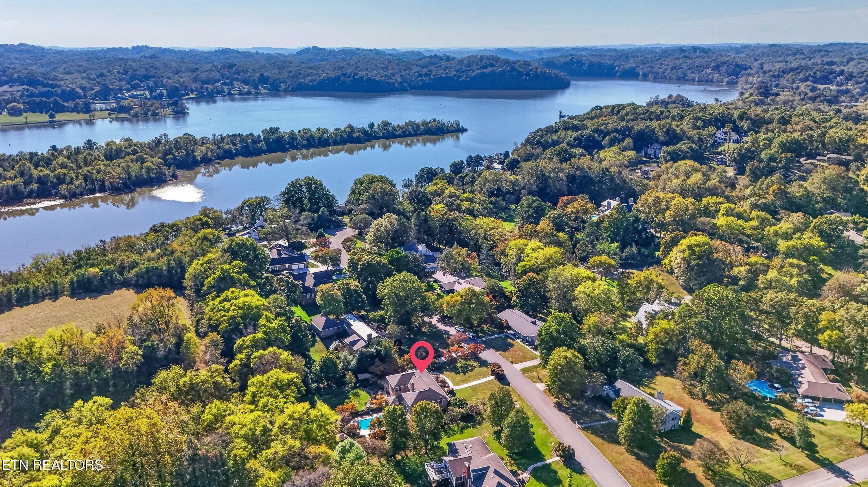 Aerial View - 5504 River Point Cove Rd, Knoxville, TN 37919