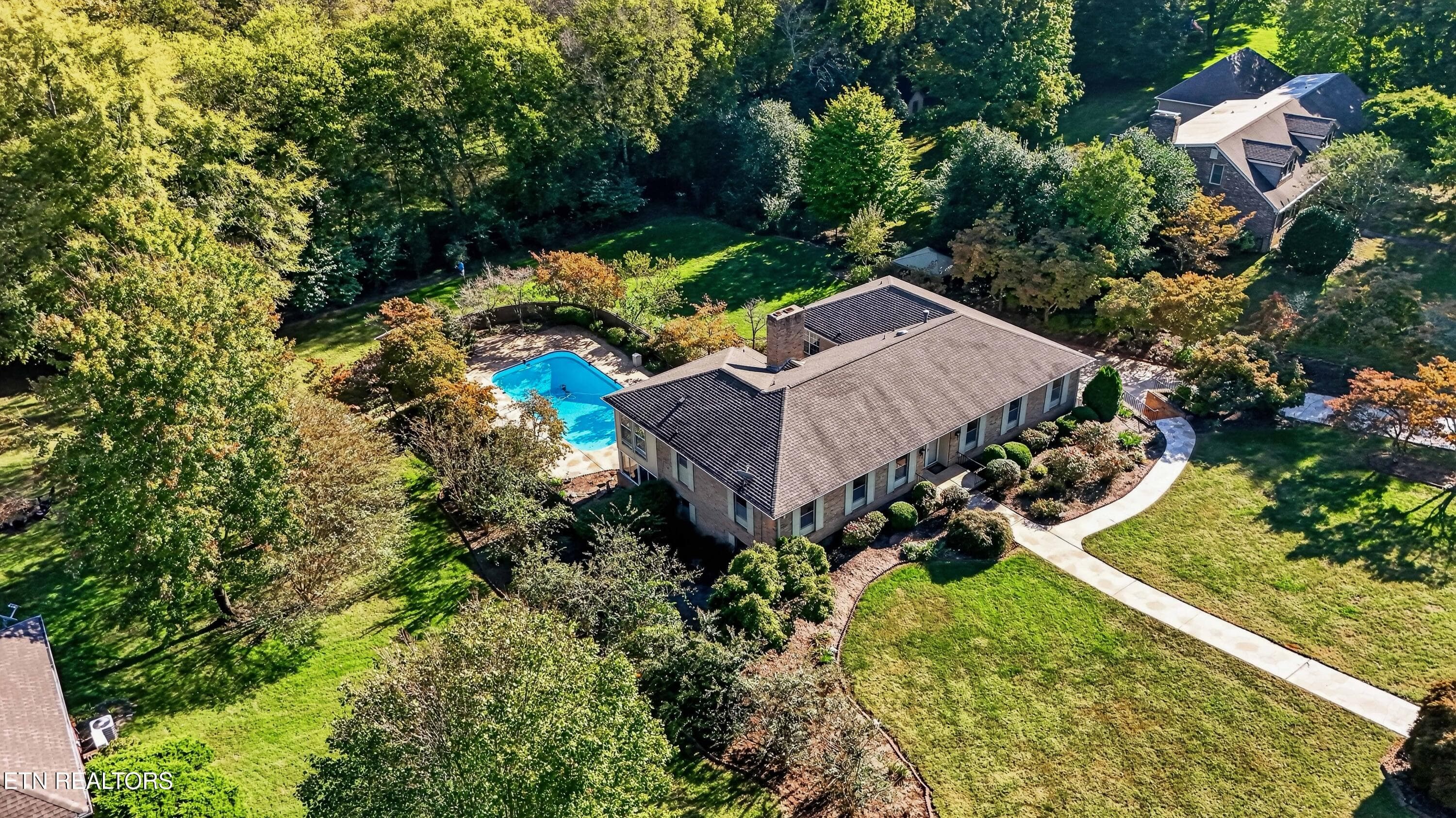 Aerial View - 5504 River Point Cove Rd, Knoxville, TN 37919