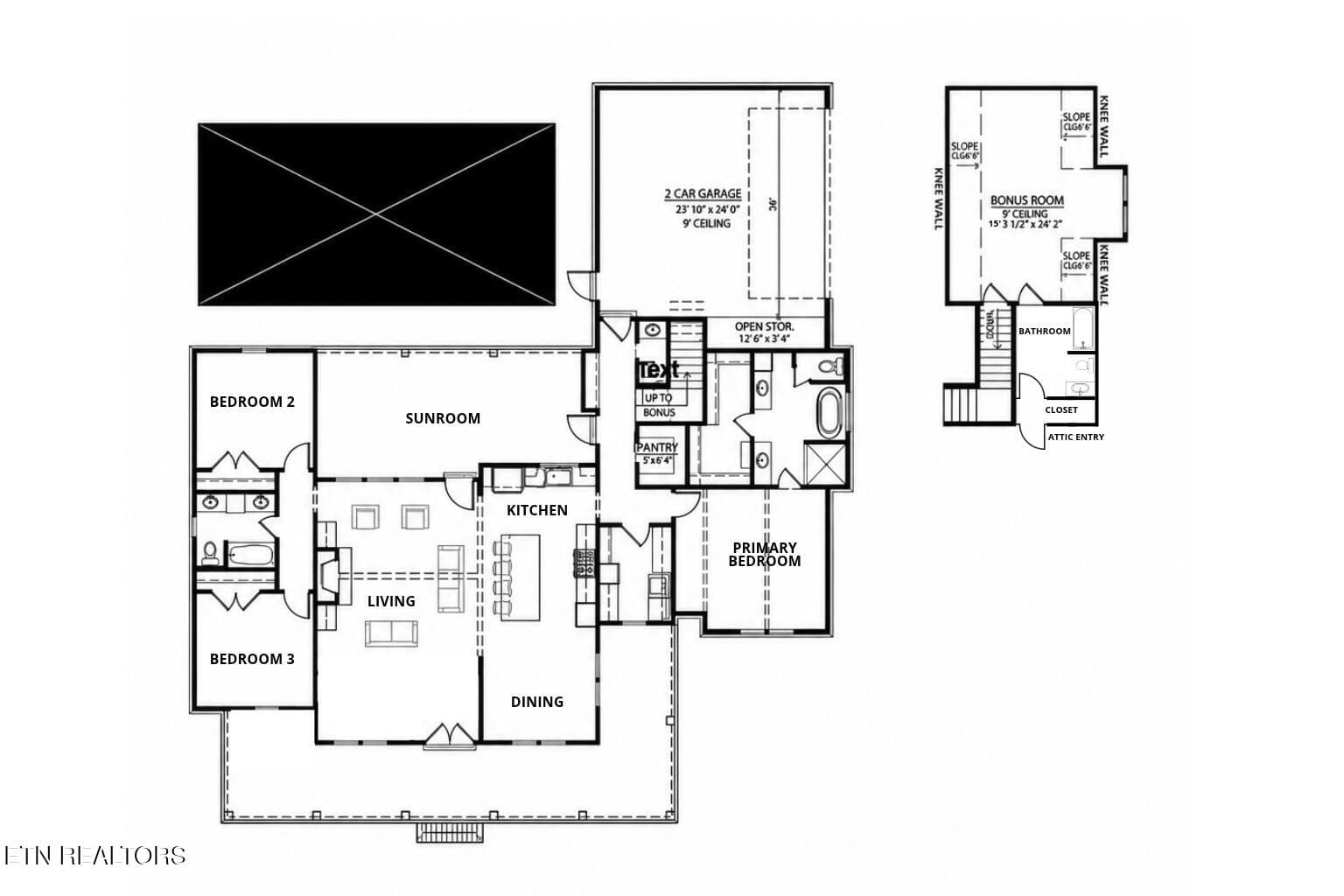Floor Plan - 5816 Caswell Drive, Greenback, TN 37742