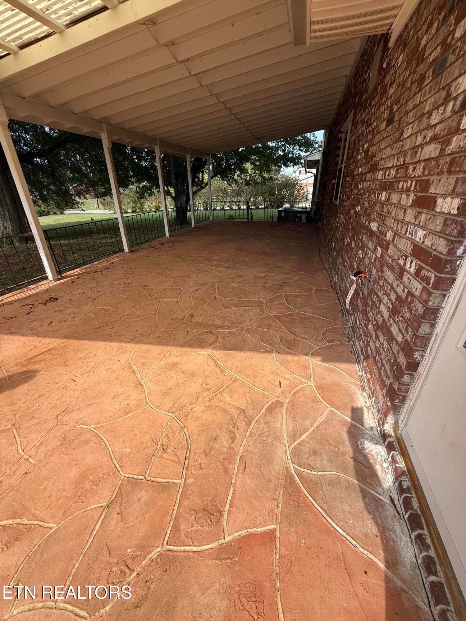huge covered back porch - 302 Jackson Hills Drive, Maryville, TN 37804, Maryville