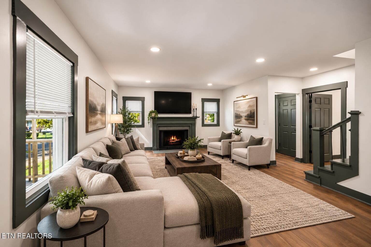 Living room 2 staged - 2746 Linden Ave, Knoxville, TN 37914, Knoxville
