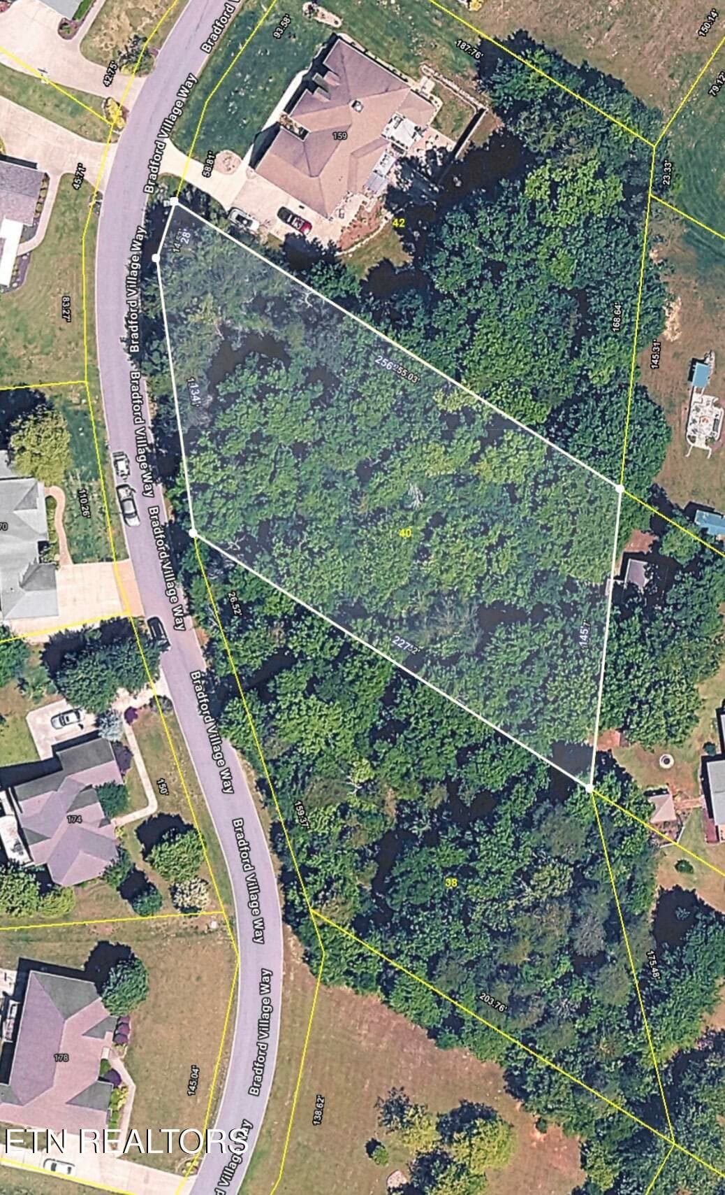 Aerial View Of Lot/Land Tax Records - Bradford Village Way Lot 40, Kingston, TN 37763, Kingston