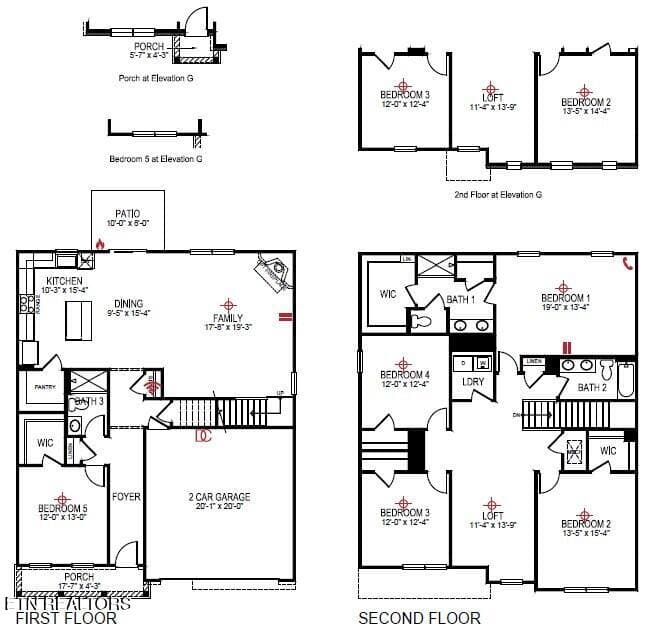 Hanover Extra Bedroom - 8013 Swift Current Lane, Corryton, TN 37721