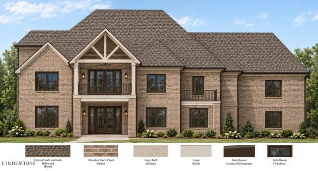 Lot 389 Rear Elevation - 655 Forward Way, Lenoir City, TN 37772