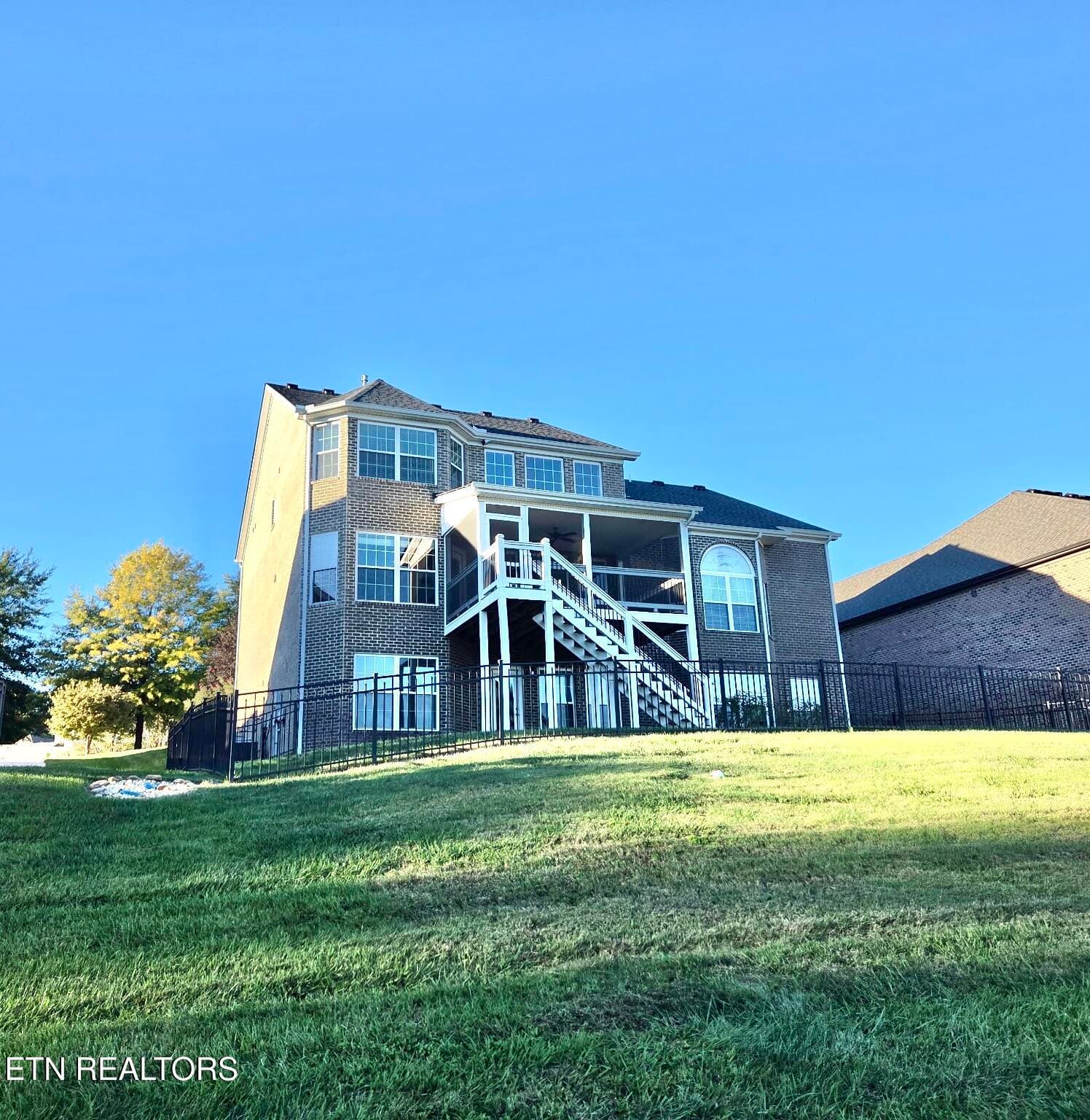 back of home - 1027 Prince George Parish Drive, Knoxville, TN 37934