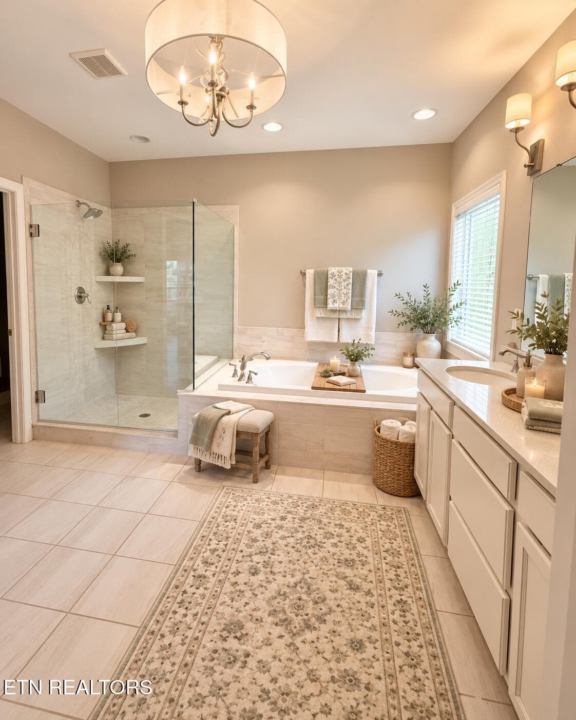 AI rendering Primary bath - 1027 Prince George Parish Drive, Knoxville, TN 37934