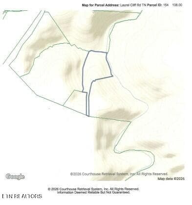 TOPO MAP - 7.08ac Hollow Creek Lane, Clarkrange, TN 38553