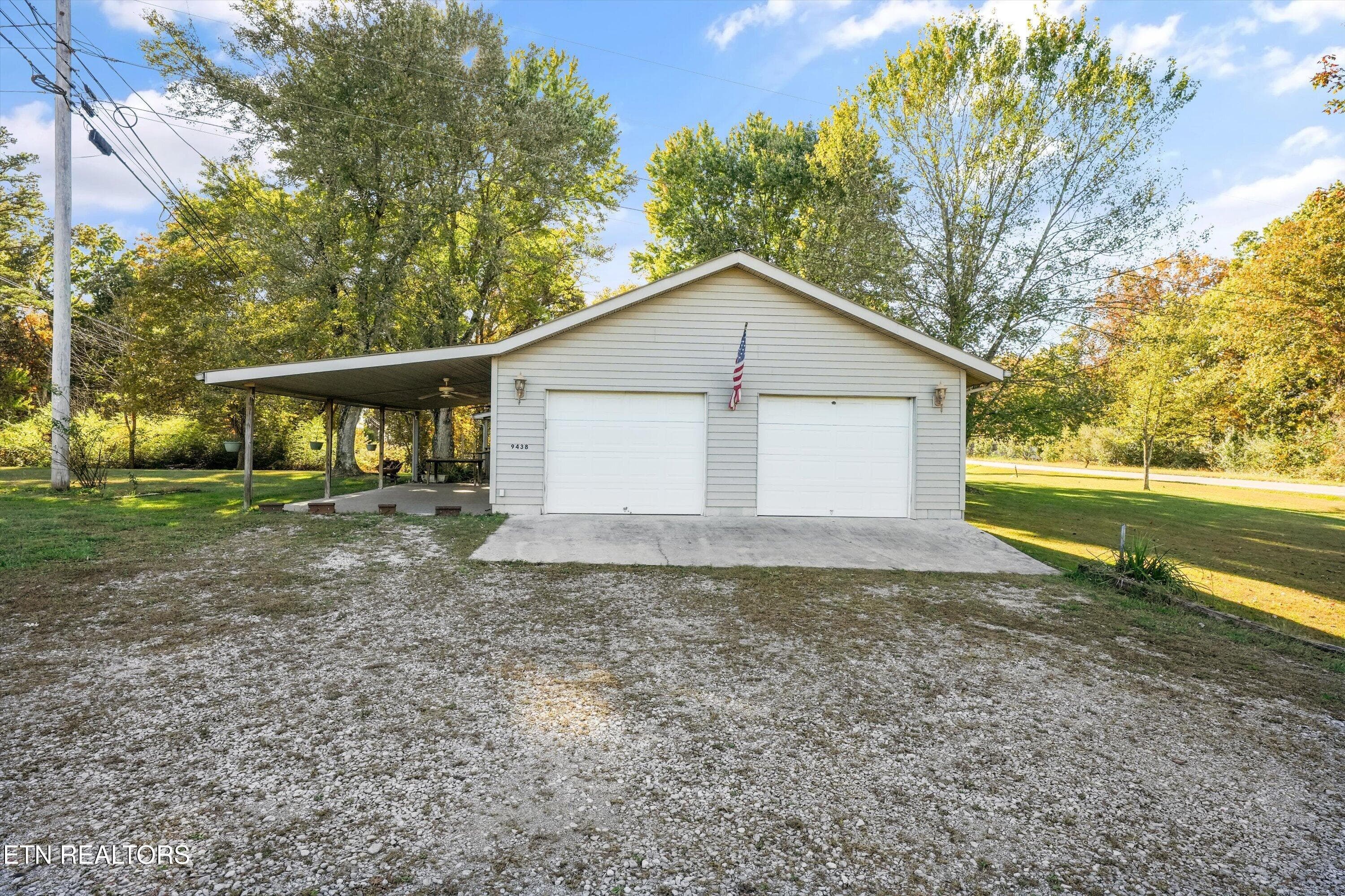 Detached Garage with Flexible Uses - 9438 Morgan County Hwy, Sunbright, TN 37872