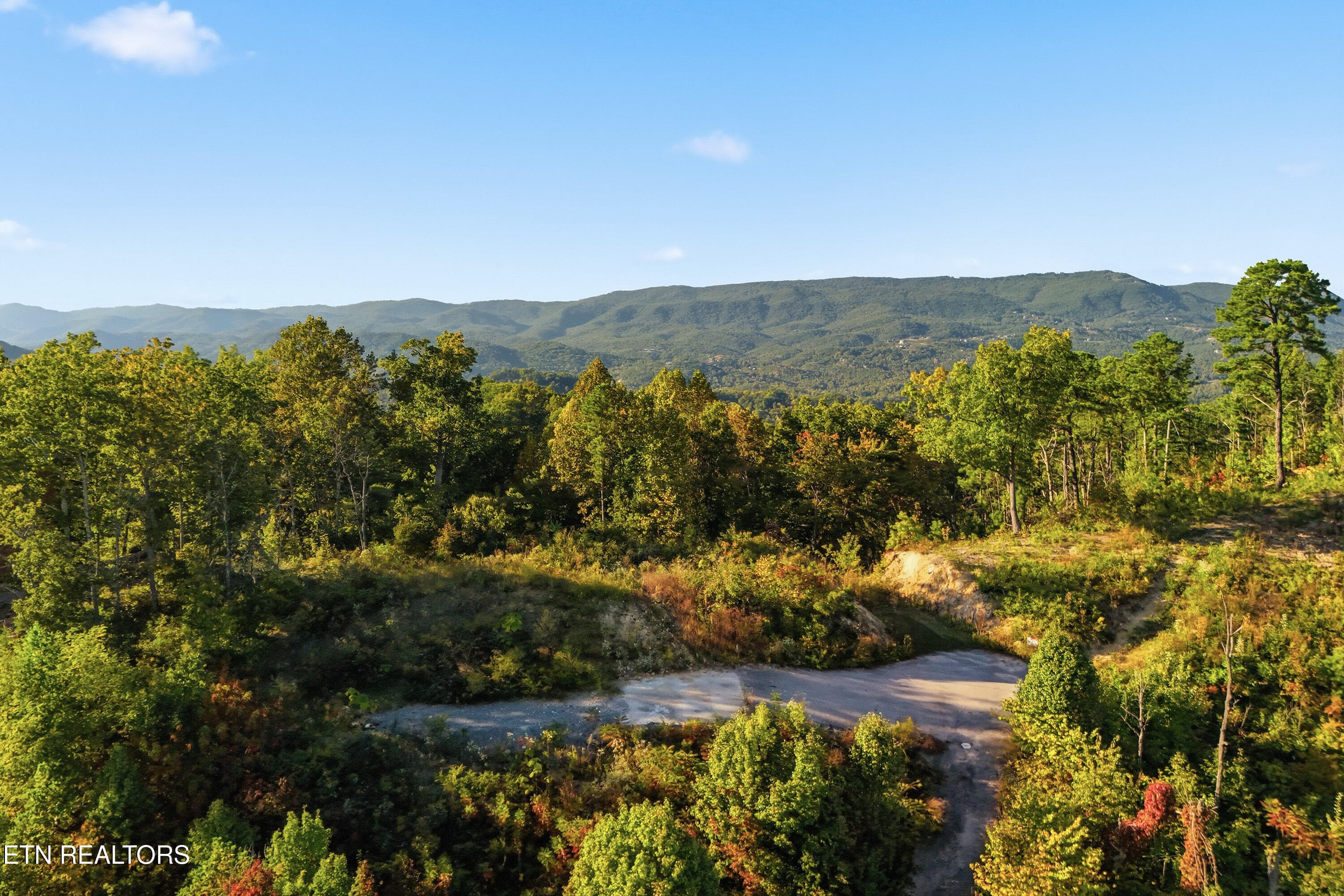 From the front of 72 build site - 2602 Hatcher Mountain Rd, Sevierville, TN 37862