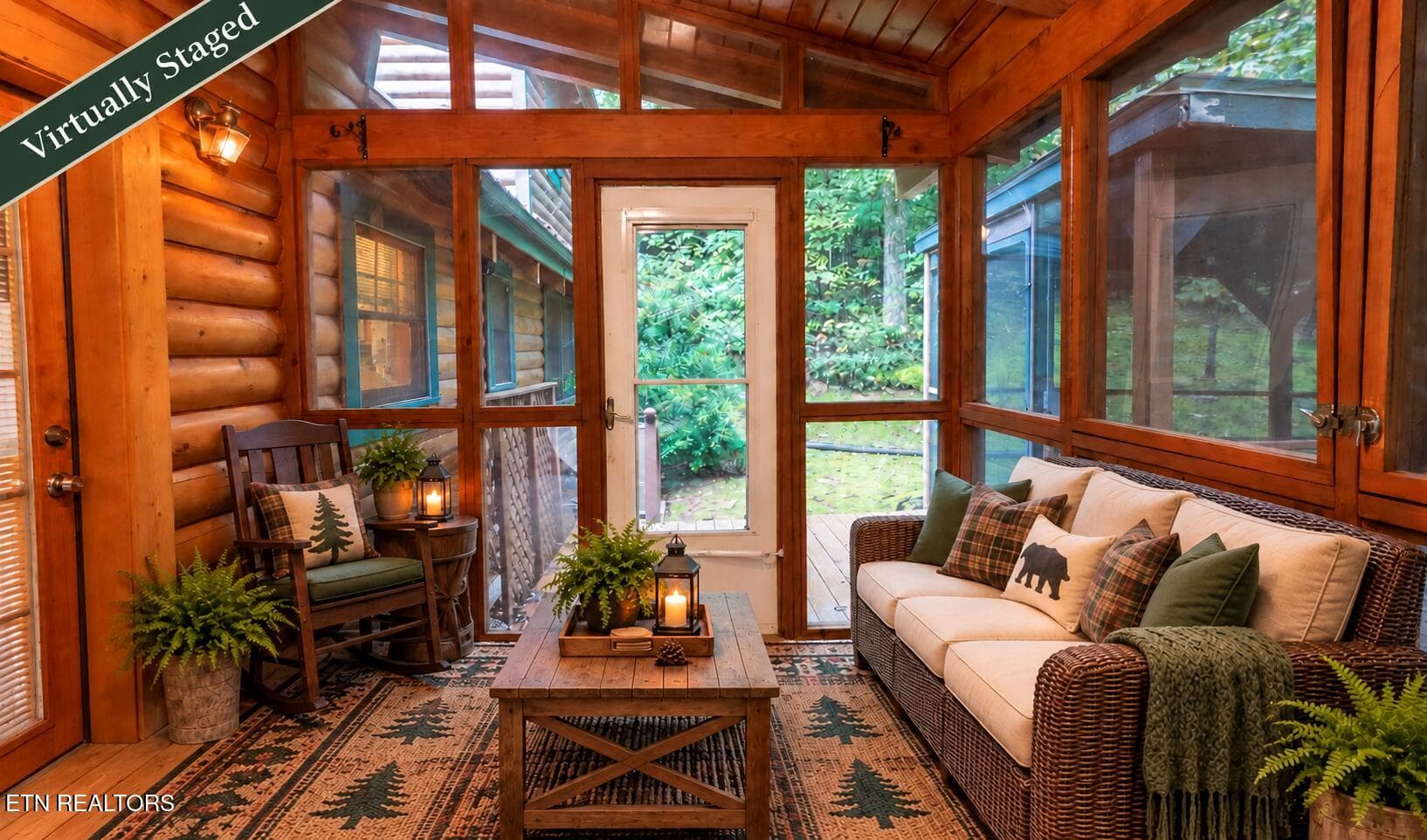 Rustic Cabin Porch - 3711 Ginseng Way, Sevierville, TN 37862