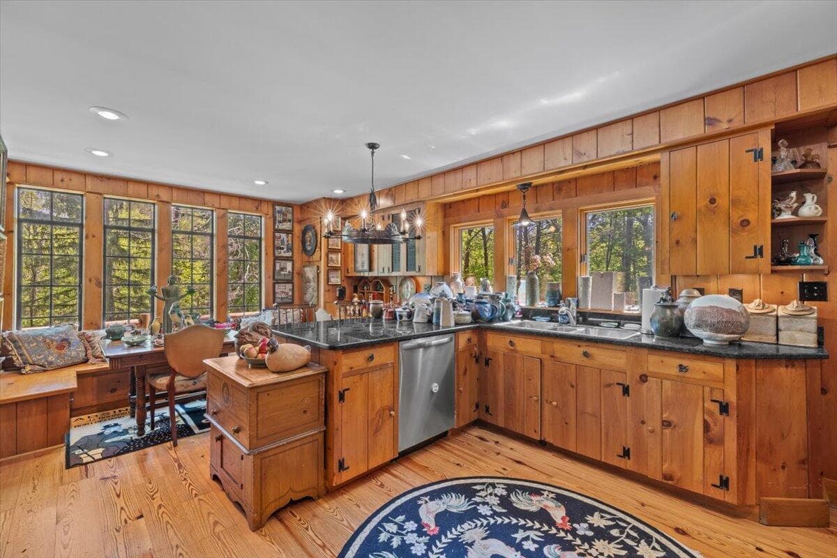 Kitchen -Stream view - 1341 Beaver Valley Road, Stroudsburg, PA 18360, Stroudsburg