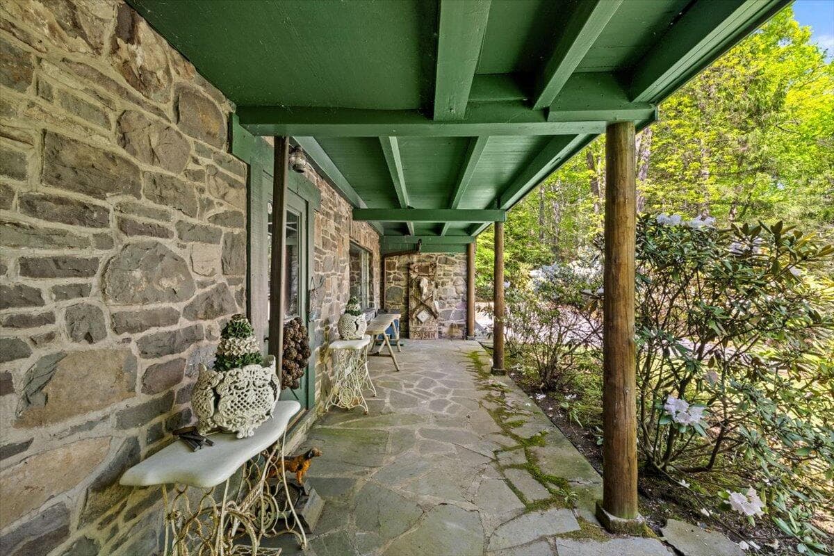 Lower Stone Porch - 1341 Beaver Valley Road, Stroudsburg, PA 18360, Stroudsburg