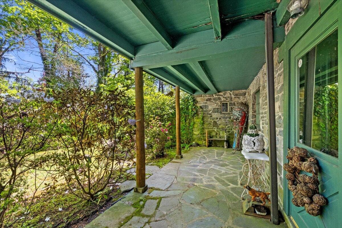 Lower Stone Porch - 1341 Beaver Valley Road, Stroudsburg, PA 18360, Stroudsburg