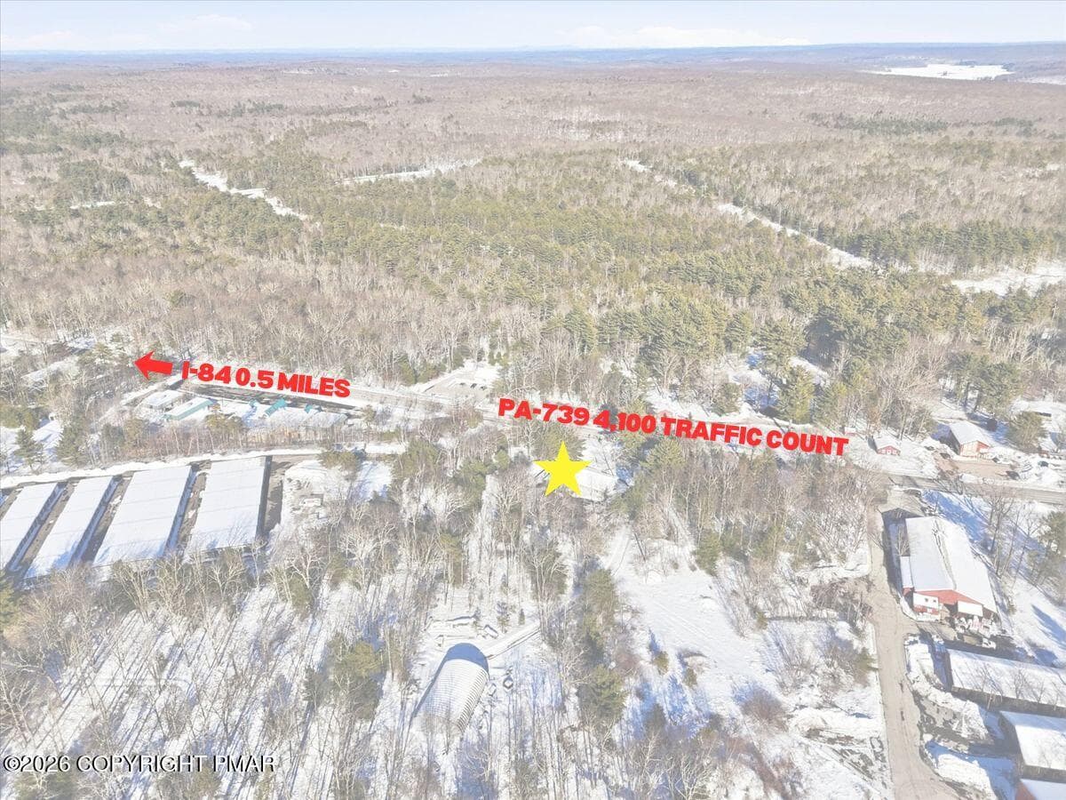 2.2 Aerial - 647 Rt 739, Lords Valley, PA 18428, Lords Valley