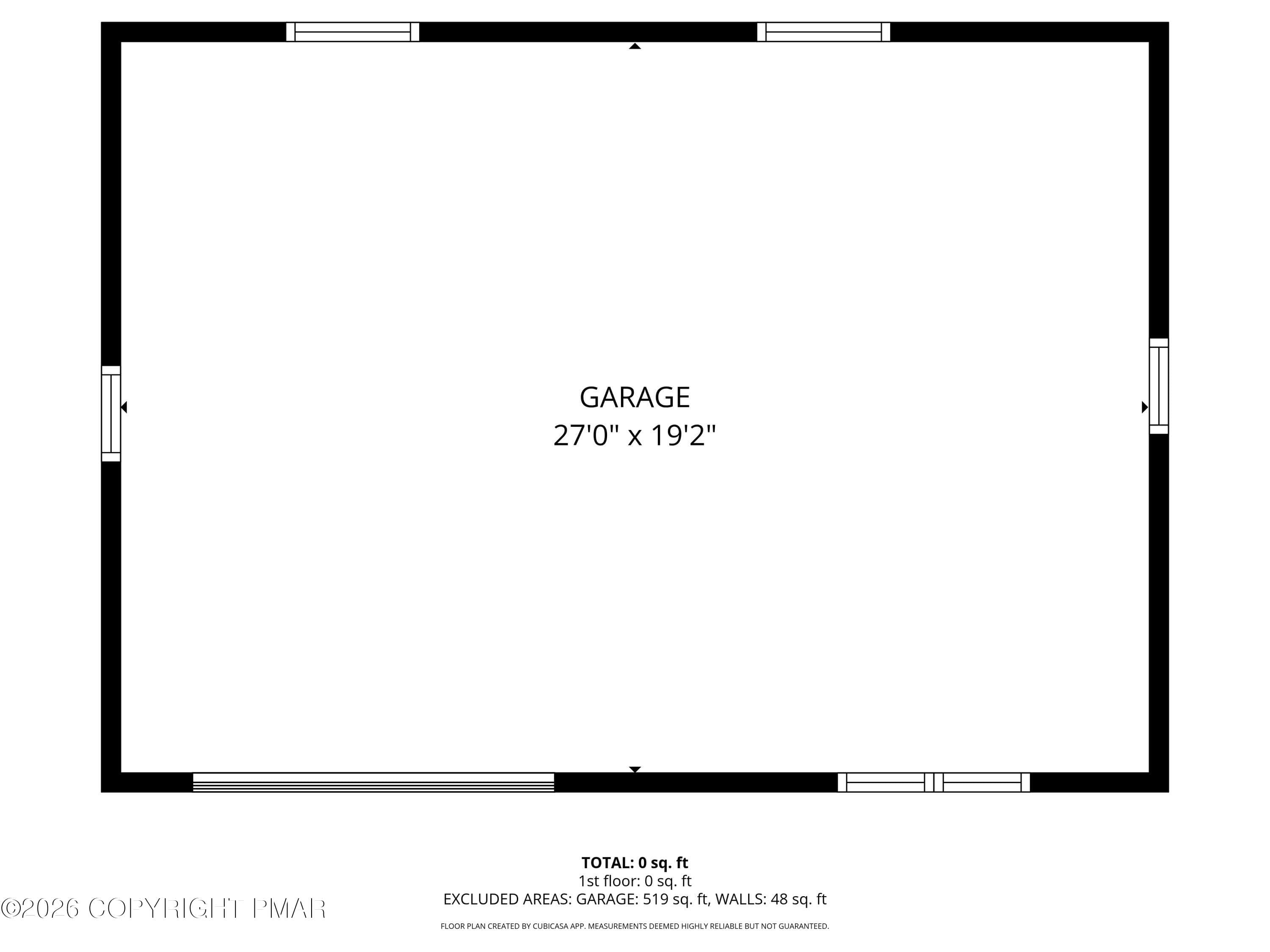 32 Floor Plan Garage - 647 Rt 739, Lords Valley, PA 18428, Lords Valley