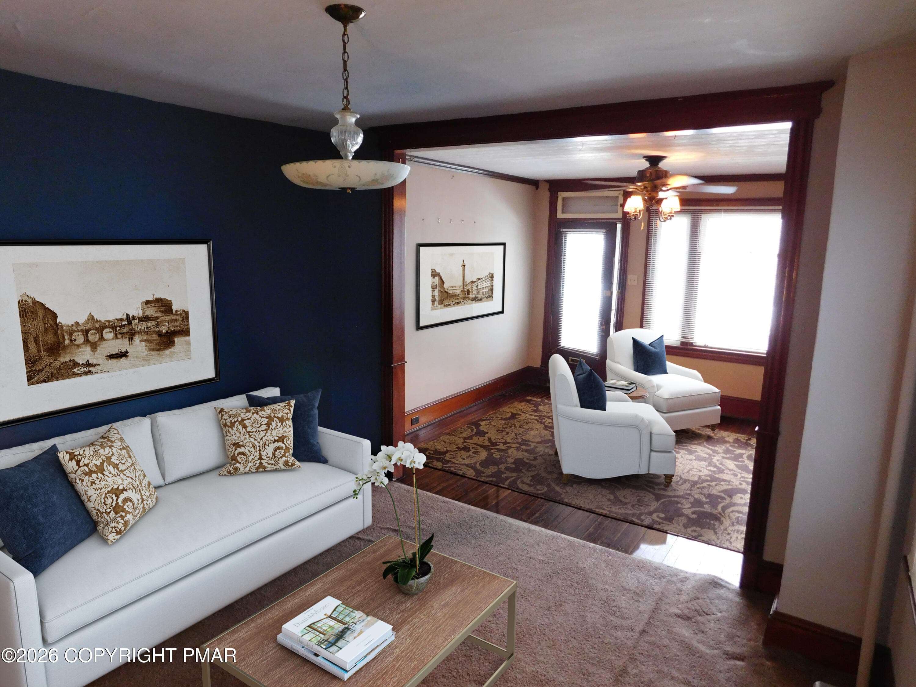 AI Generated Living Room - 103 E Amidon Street, Summit Hill, PA 18250, Summit Hill