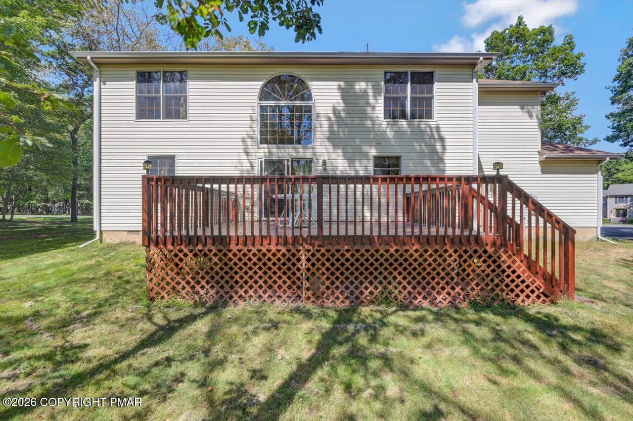 Rear of Home - 107 Gollum Lane, Lehman, PA 18371, Lehman