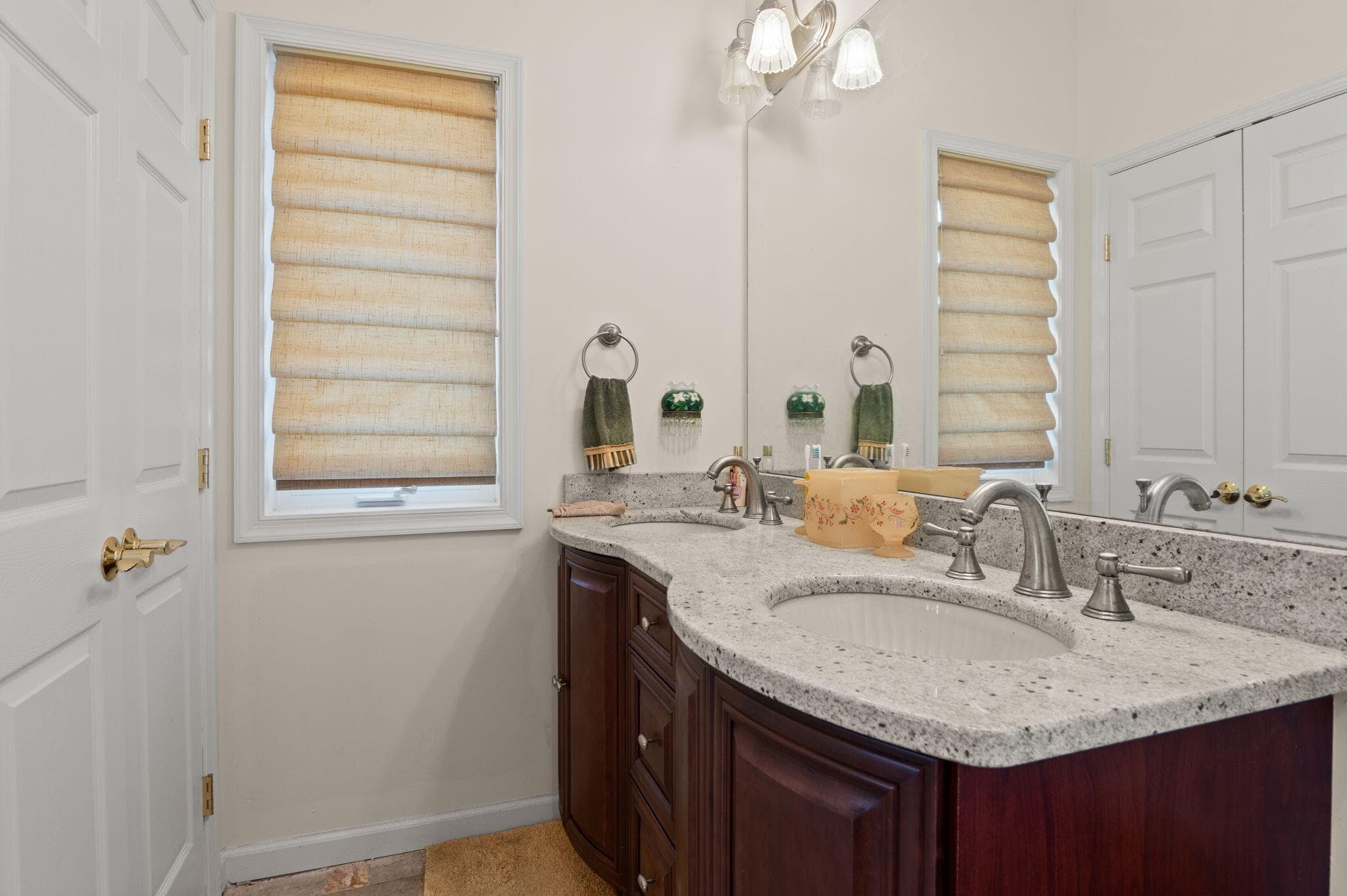 Double sink with granite vanity - 8 Kickapoo Drive, Hazle Township, PA 18202, Hazle Township