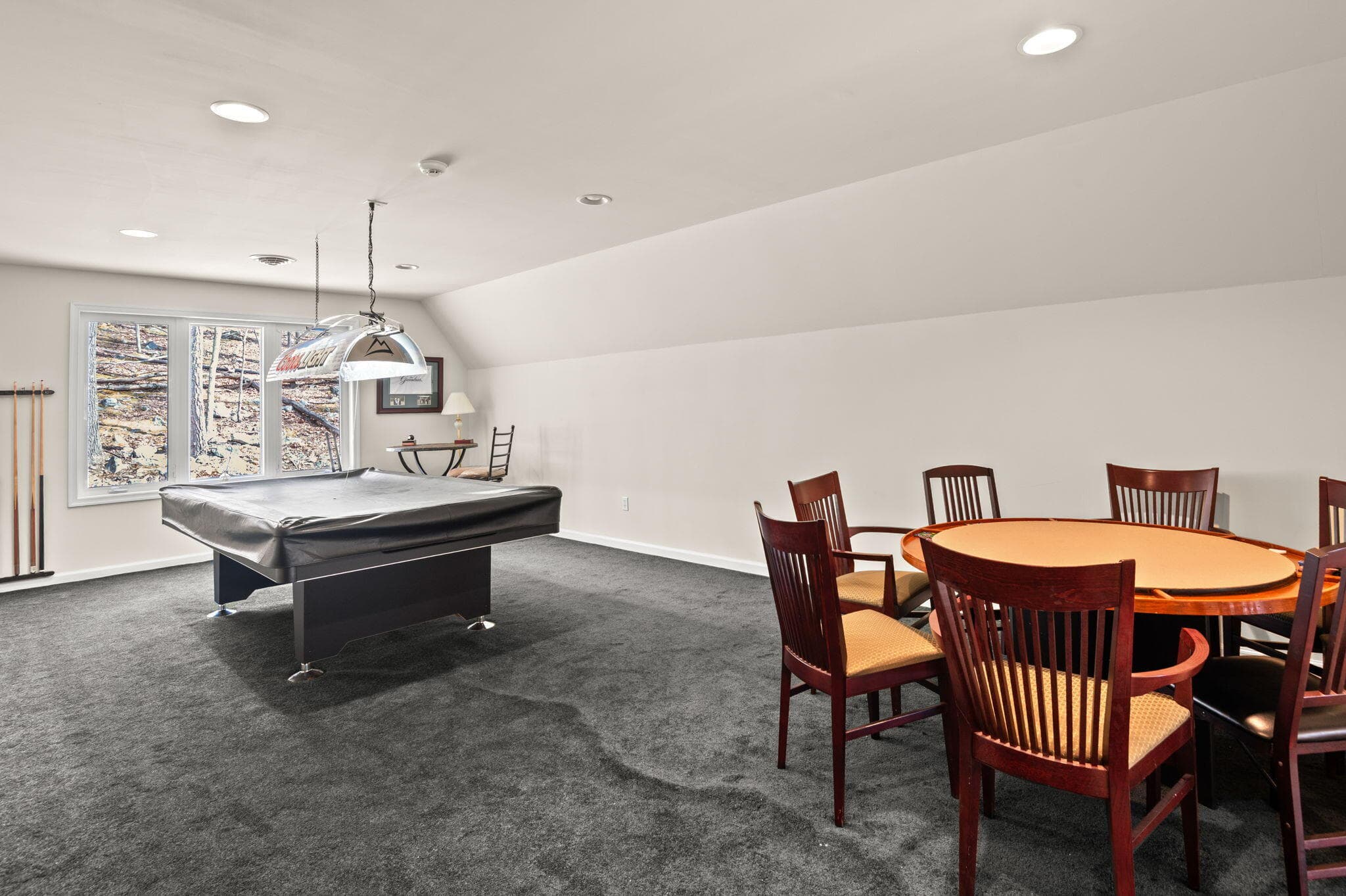 Large space with poker table - 8 Kickapoo Drive, Hazle Township, PA 18202, Hazle Township