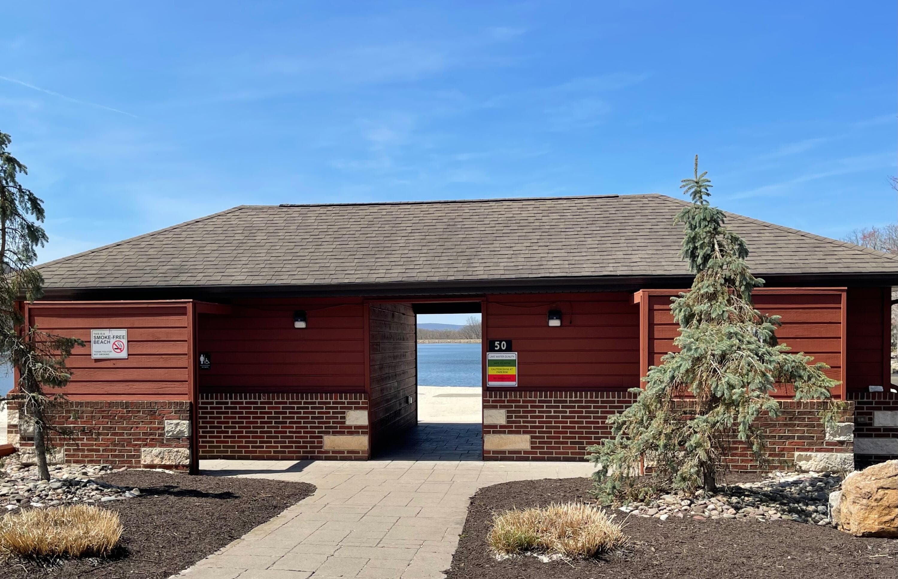 Beach bath house - 8 Kickapoo Drive, Hazle Township, PA 18202, Hazle Township
