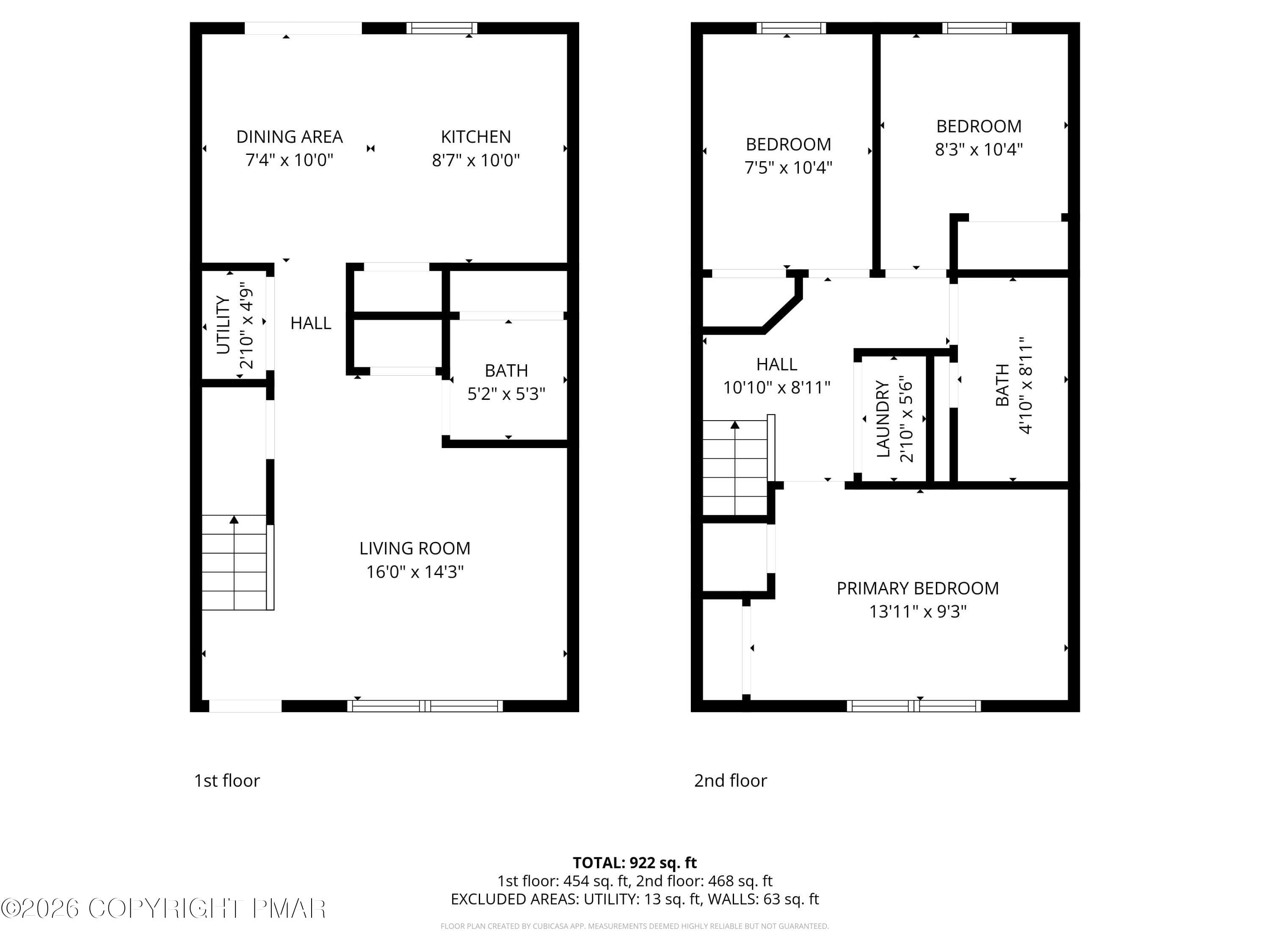 all floors w dims - 6671 Musgrave Street, Philadelphia, PA 19119, Philadelphia