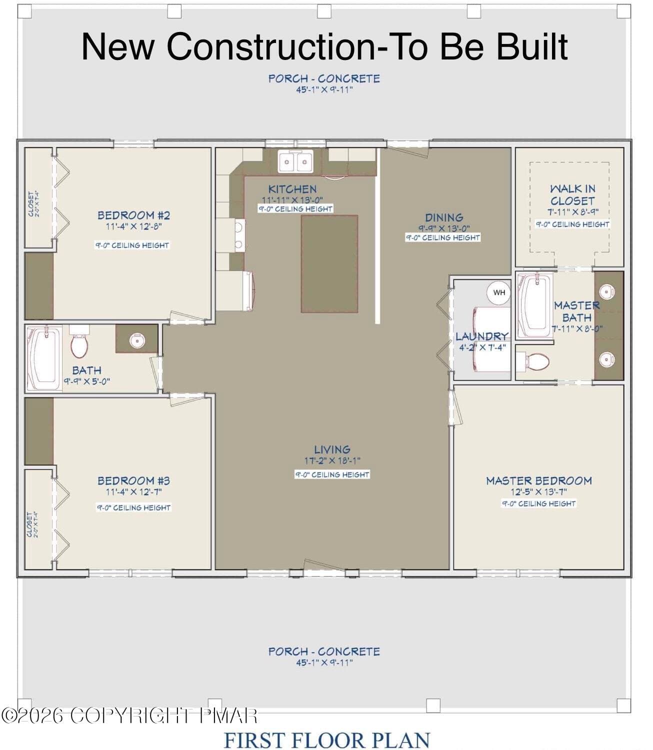 Floor Plan copy - 409 Hunters Farm Road, Paradise Valley, PA 18326, Paradise Valley