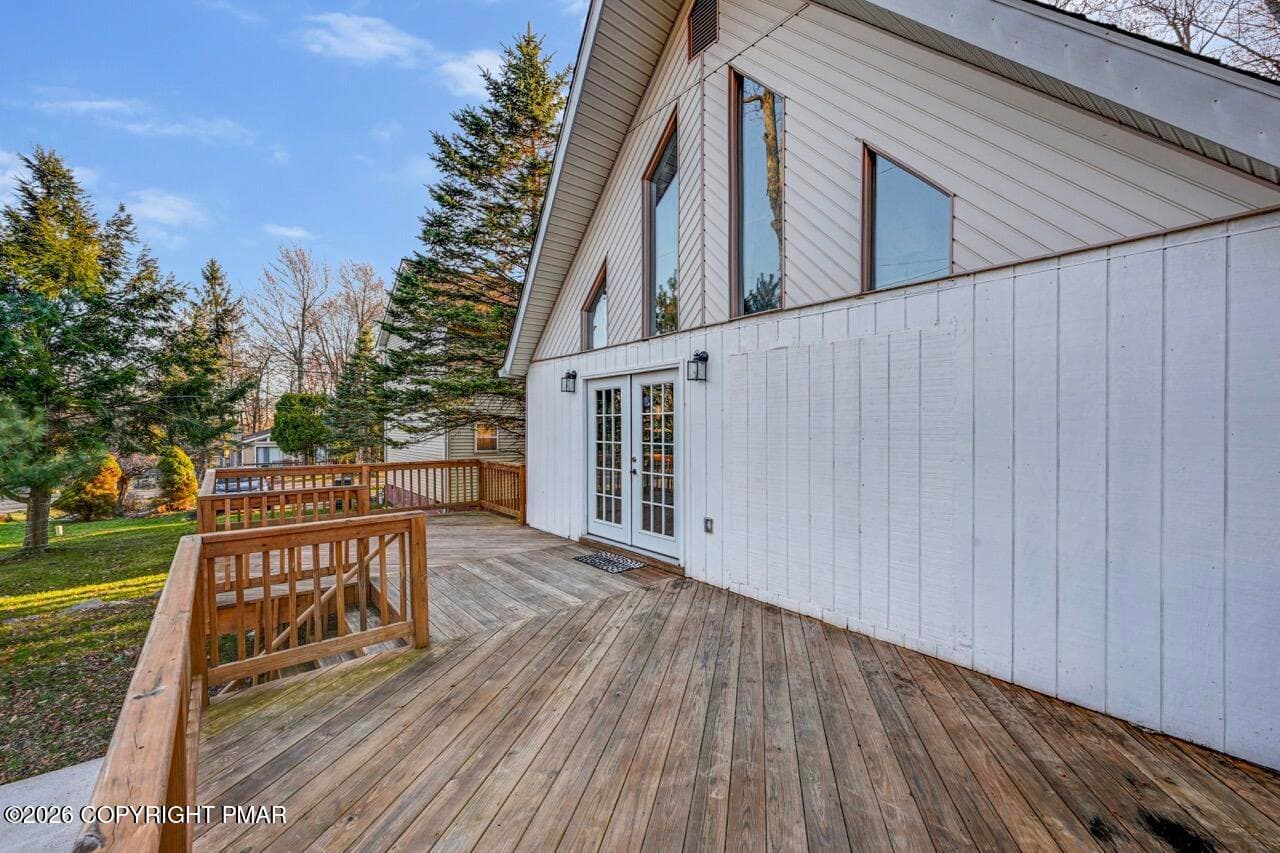 Deck-Side View - 7550 Eagle Rock Drive, Tobyhanna, PA 18466, Tobyhanna