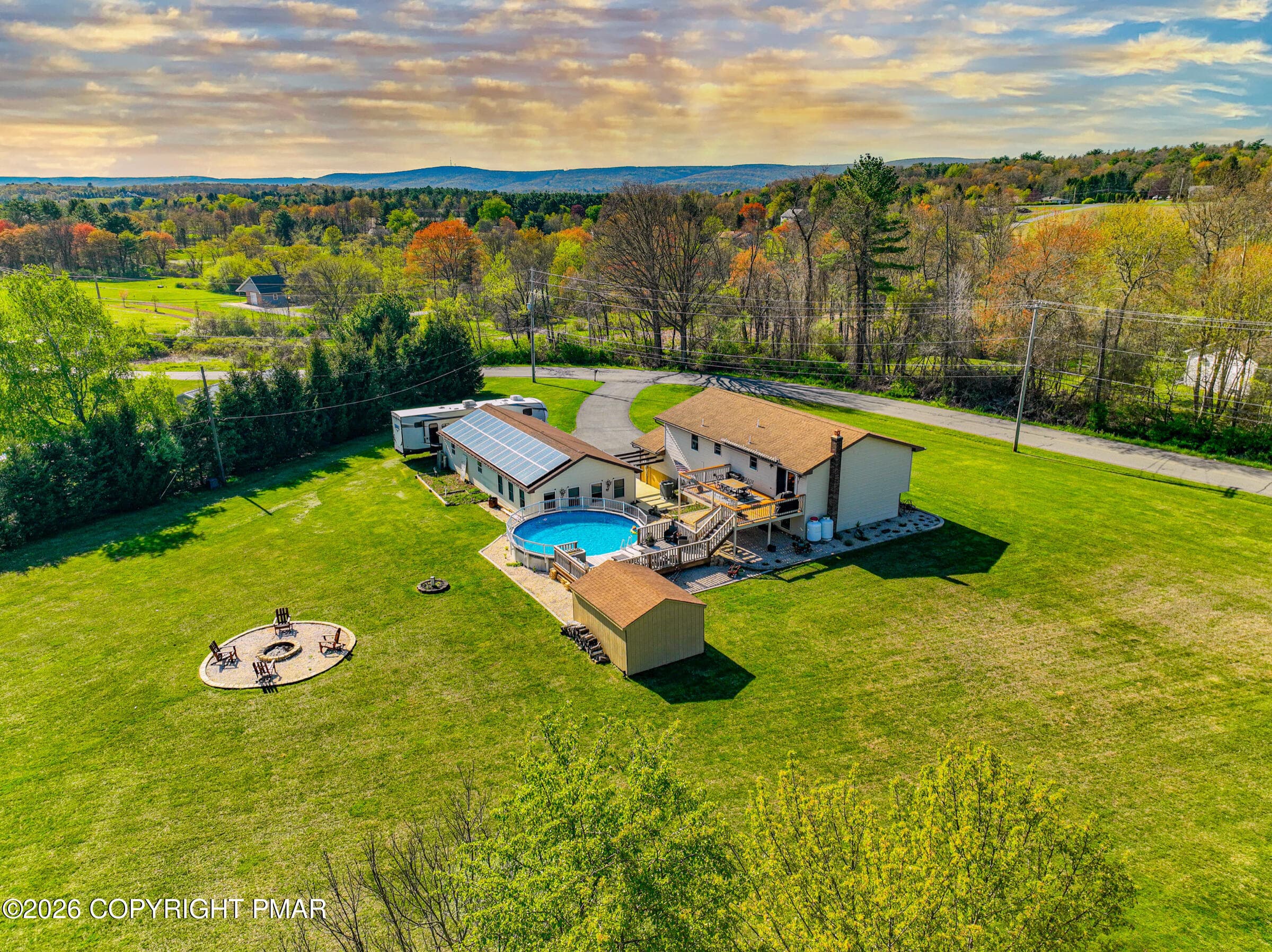 Aerial view of home (7) - 1040 Stagecoach Road W, Lehighton, PA 18235, Lehighton