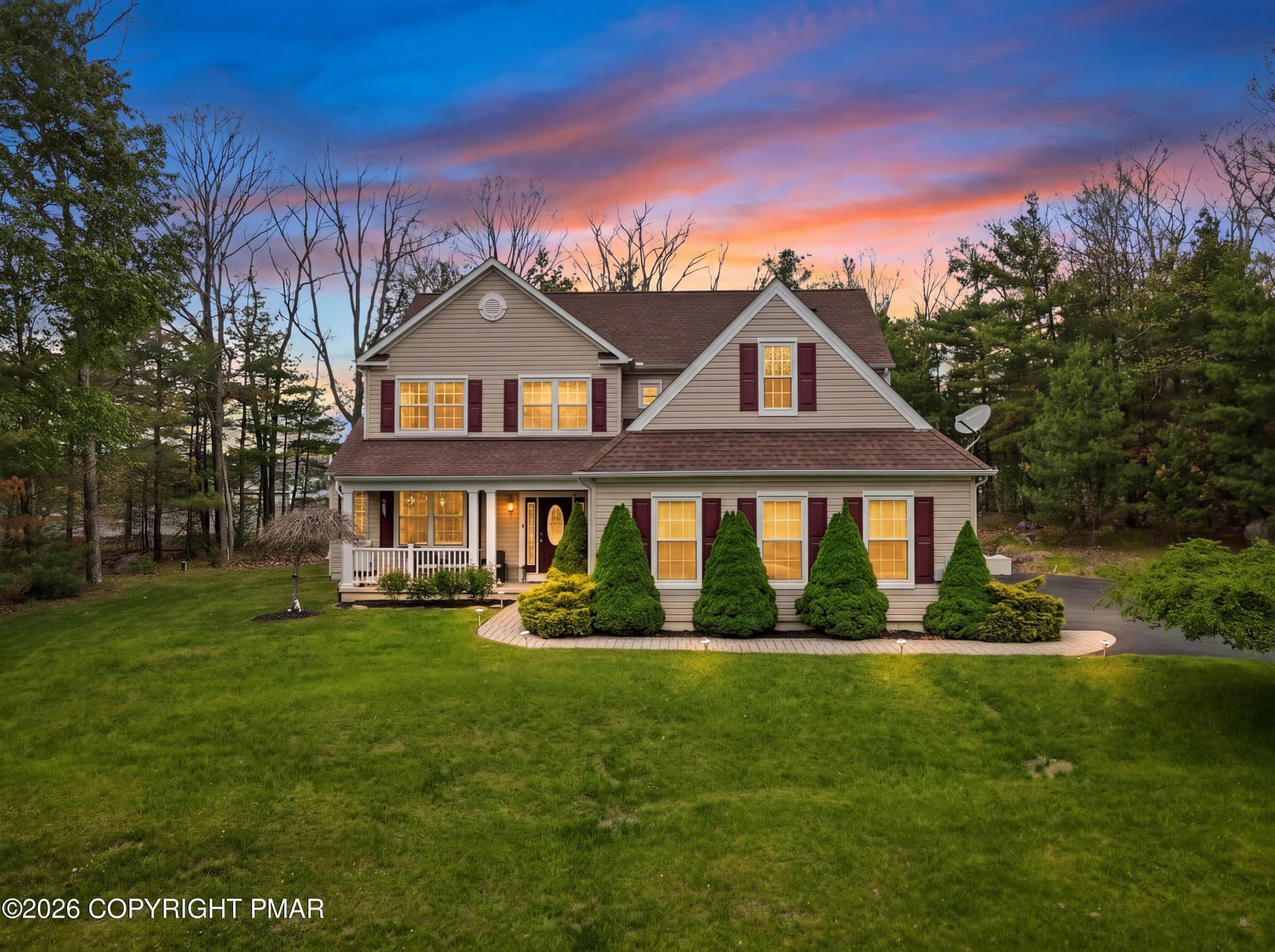 Front twilight - 1323 Crossing Lane, Stroudsburg, PA 18360