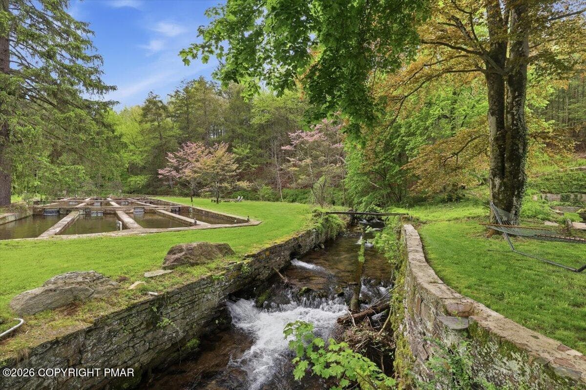 Wall of Stream and fish races - 3585 Fairyland Road, Lehighton, PA 18235, Lehighton