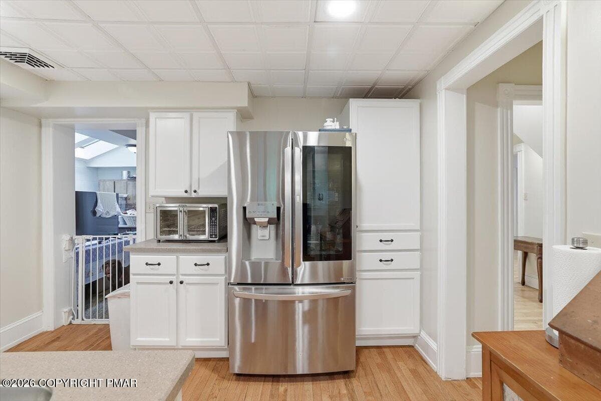 Kitchen with fridge - 3585 Fairyland Road, Lehighton, PA 18235, Lehighton