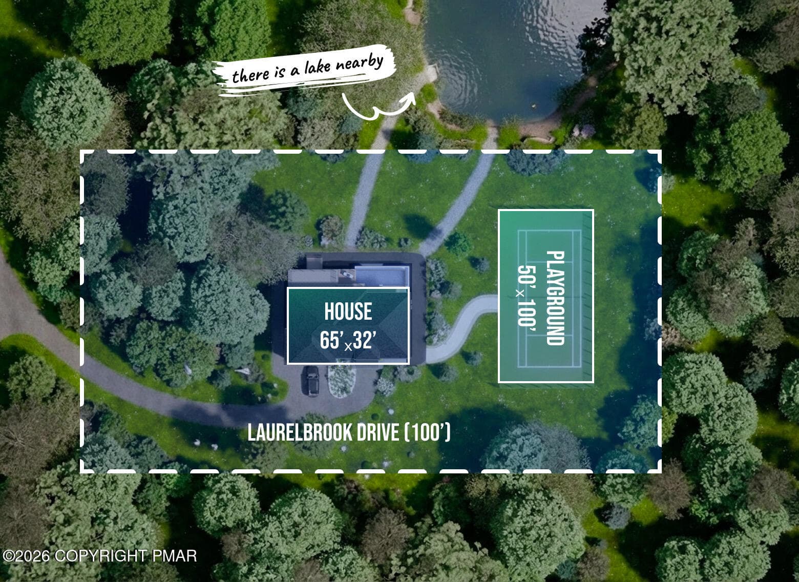 Site plan - 131 Laurelbrook Drive, Bear Creek Township, PA 18702, Bear Creek Township