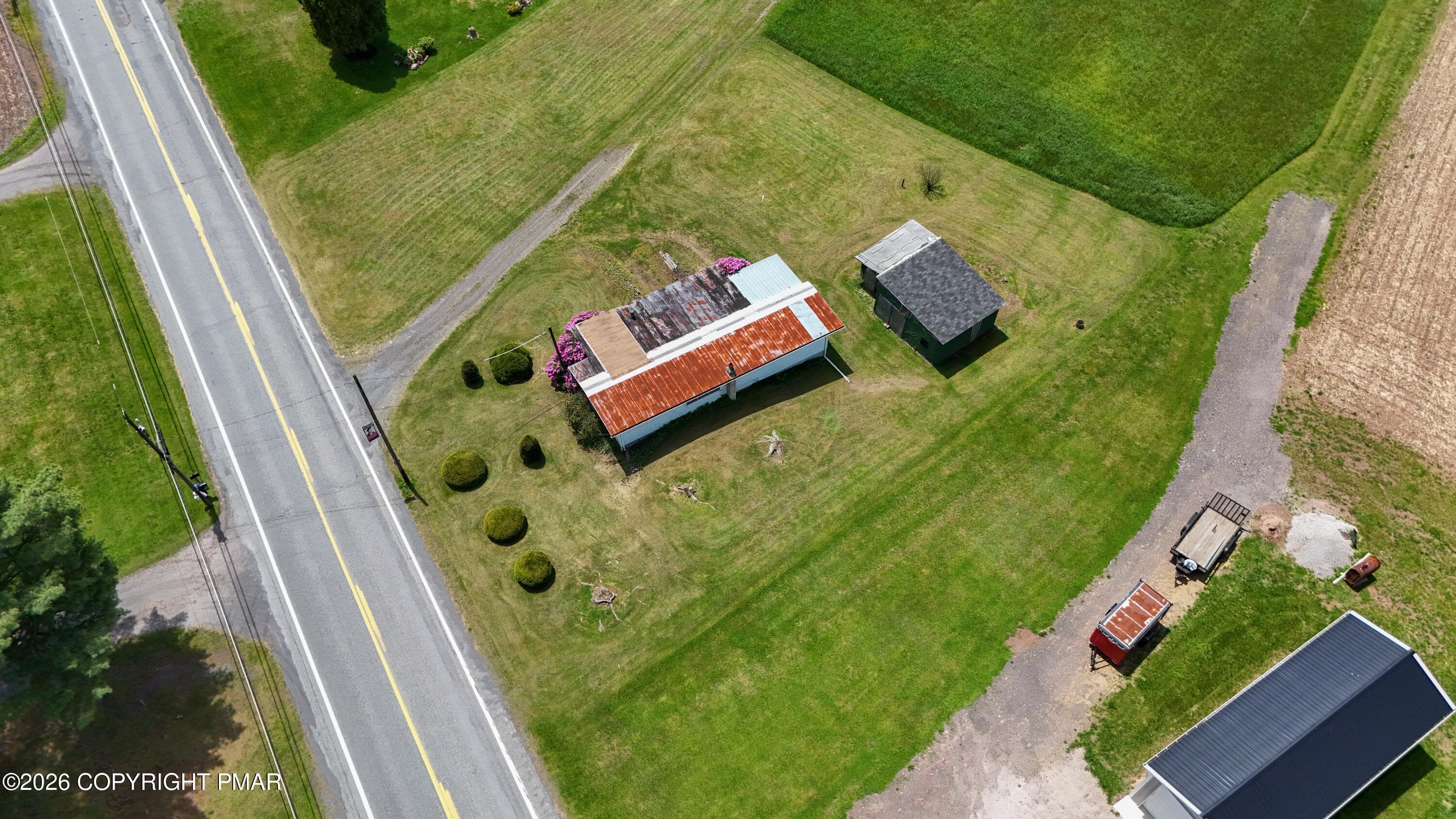 Aerial View - 3551 Quakake Road, Weatherly, PA 18255, Weatherly