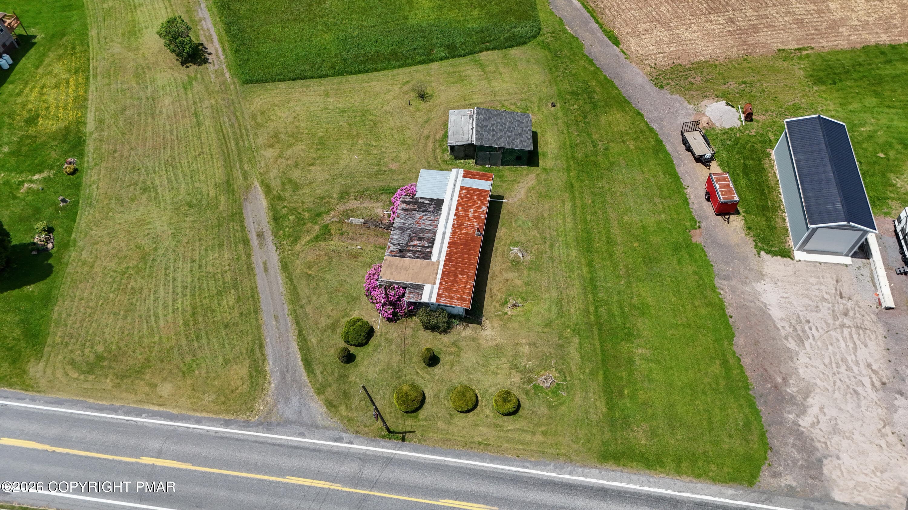 Aerial View - 3551 Quakake Road, Weatherly, PA 18255, Weatherly