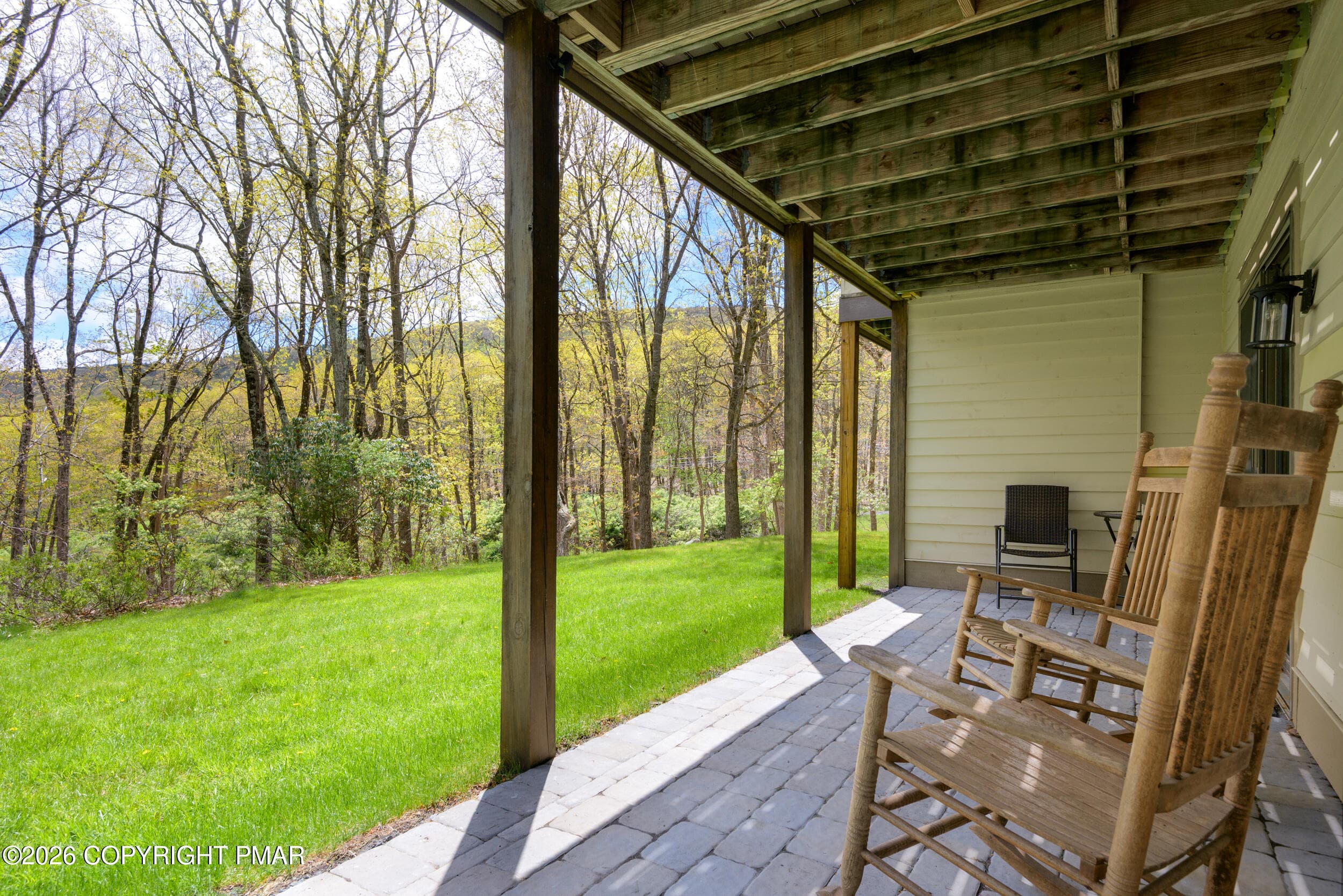 416-hickory-07-covered-deck-mountain-vie - 416 Hickory Drive, Tannersville, PA 18372, Tannersville
