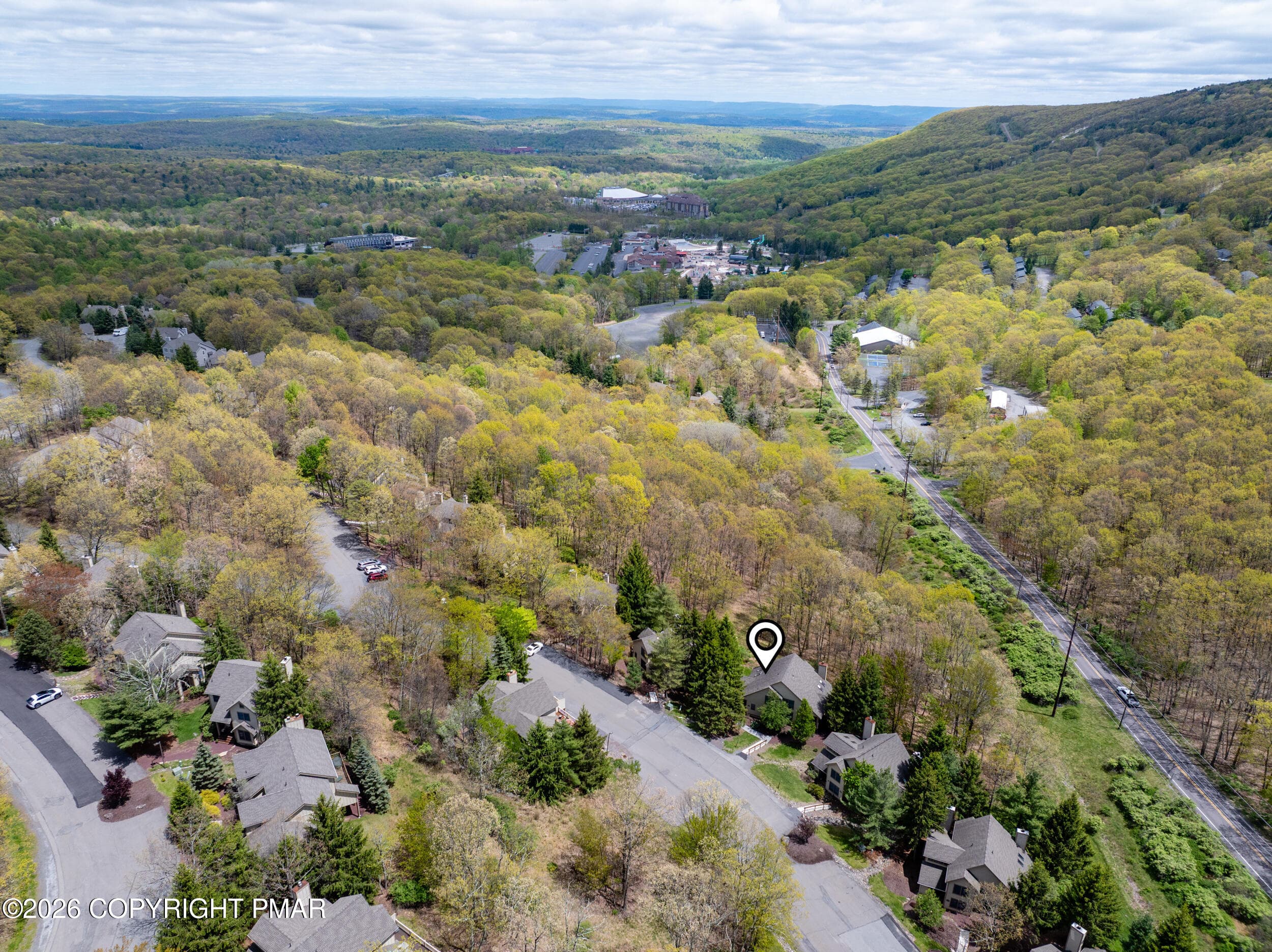 416-hickory-11-aerial-community-overhead - 416 Hickory Drive, Tannersville, PA 18372, Tannersville