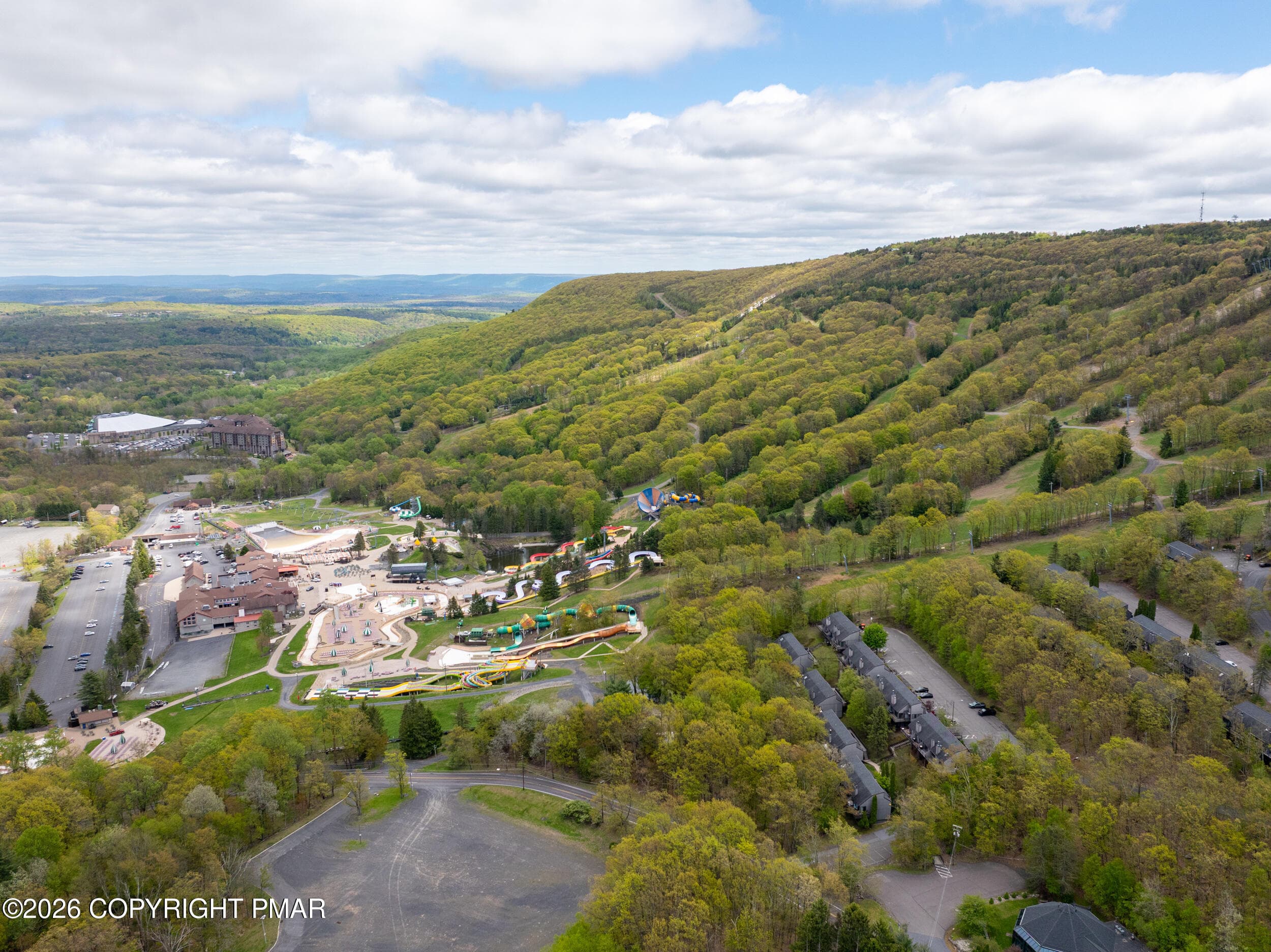 416-hickory-15-aerial-valley-toward-came - 416 Hickory Drive, Tannersville, PA 18372, Tannersville