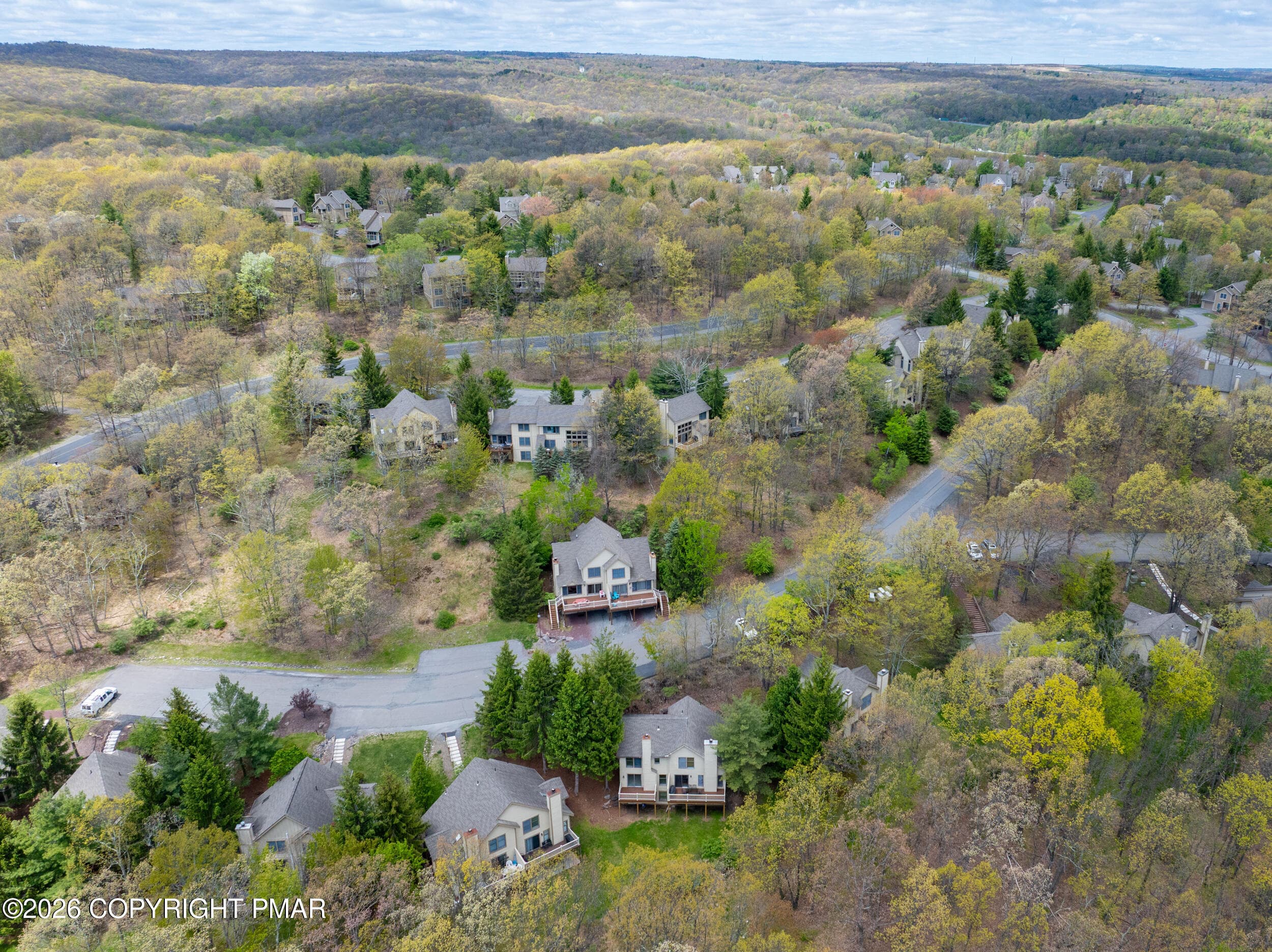 416-hickory-17-aerial-community-panorama - 416 Hickory Drive, Tannersville, PA 18372, Tannersville