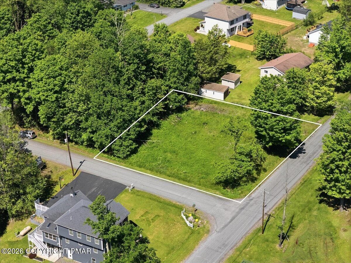 Aerial Lot Outline - 520 Lake Spangenberg Road, Jefferson Township, PA 18436, Jefferson Township