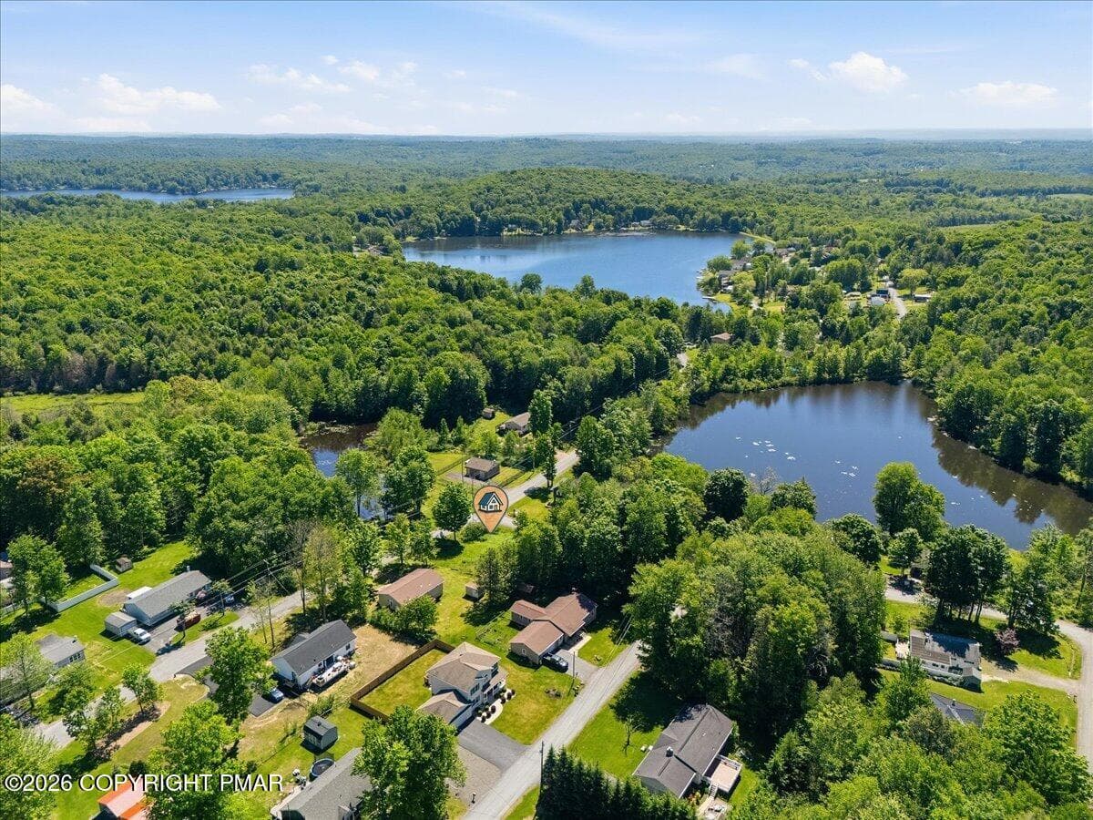 Aerial Lake(s) View - 520 Lake Spangenberg Road, Jefferson Township, PA 18436, Jefferson Township