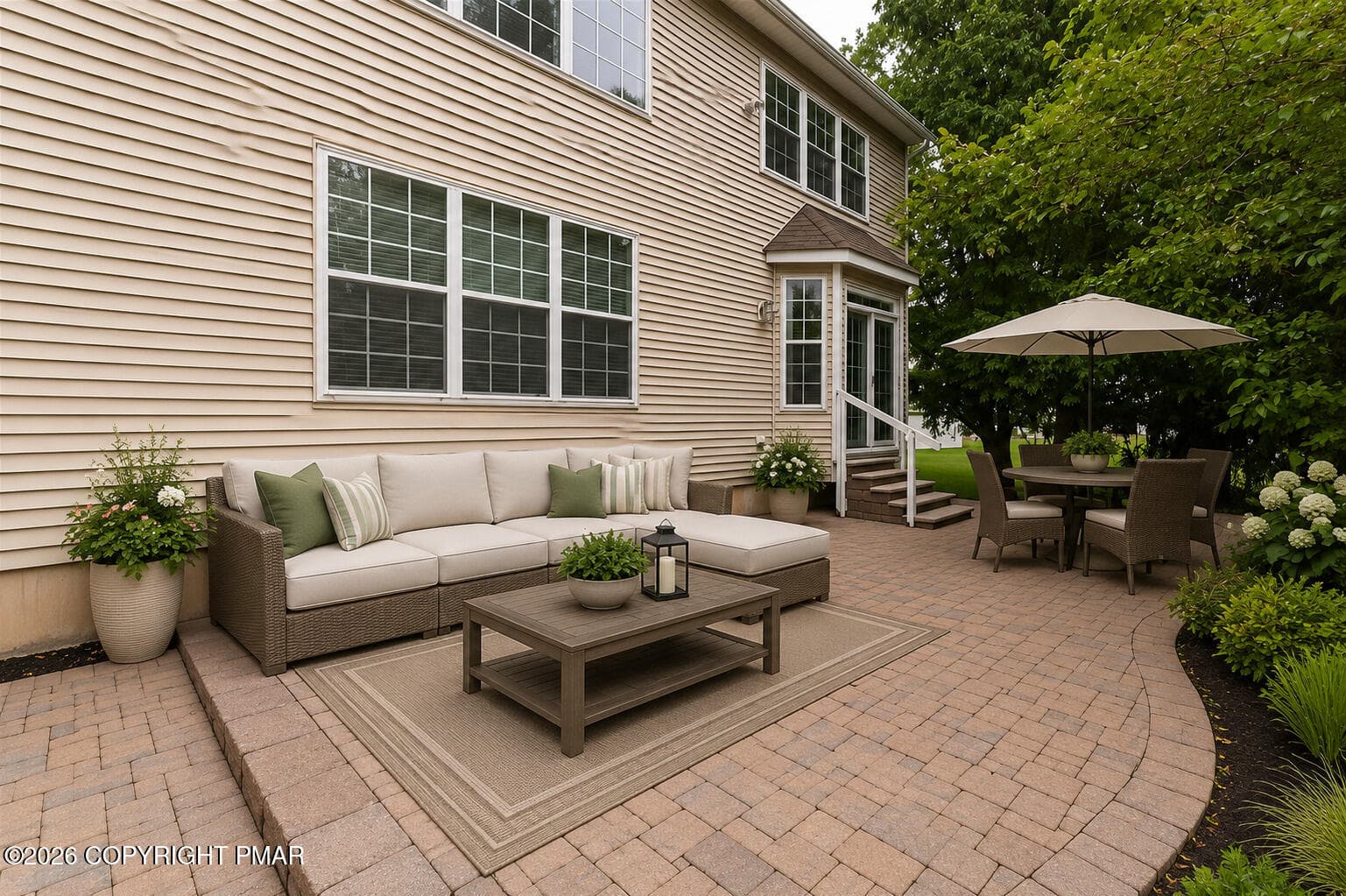 Virtually Staged Patio - 780 Ramblewood Drive, Easton, PA 18040, Easton