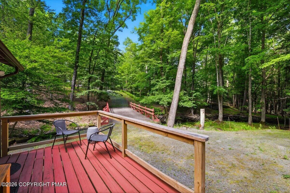 Front Deck - 178 Westcolang Road, AKA 176 WESTCOLANG, Lackawaxen, PA 18435, Lackawaxen