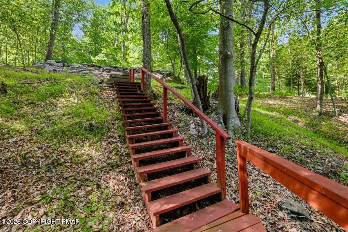 Stairs - 178 Westcolang Road, AKA 176 WESTCOLANG, Lackawaxen, PA 18435, Lackawaxen