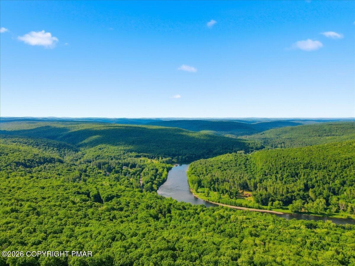 Aerial Neighborhood View - 178 Westcolang Road, AKA 176 WESTCOLANG, Lackawaxen, PA 18435, Lackawaxen
