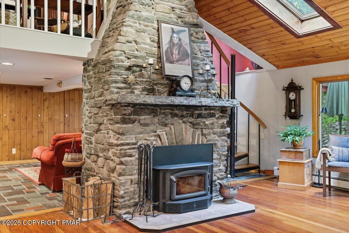 Fireplace - 178 Westcolang Road, AKA 176 WESTCOLANG, Lackawaxen, PA 18435, Lackawaxen