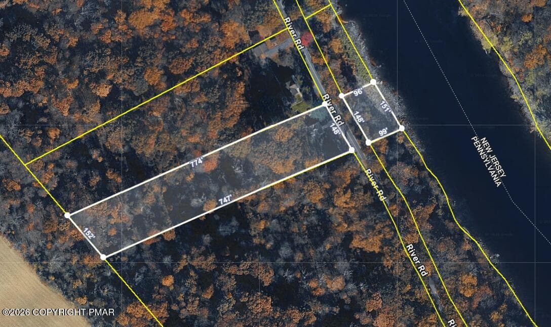 River Rd parcel map - 4192 River Road, Mount Bethel, PA 18343, Mount Bethel