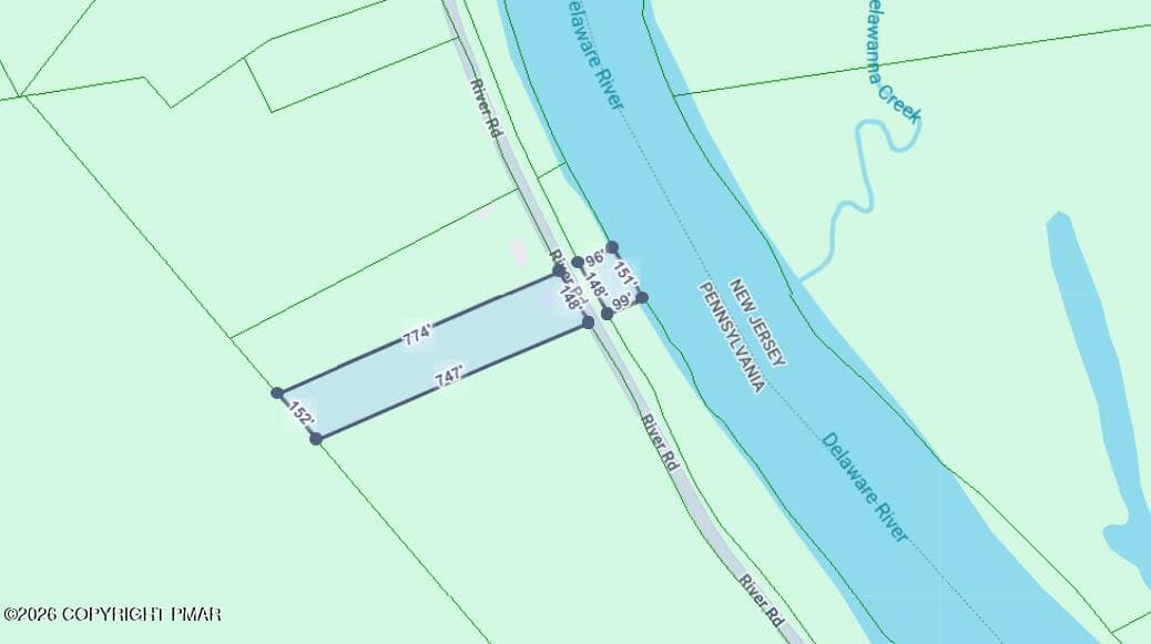 River Rd parcel map - 4192 River Road, Mount Bethel, PA 18343, Mount Bethel